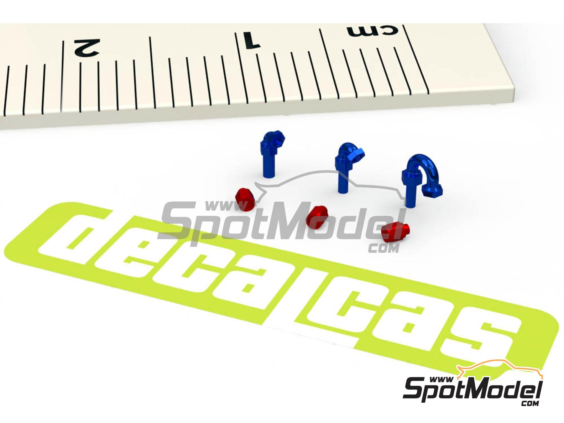 Image 3: 0.8mm Hose joints set 2 | Hose joints in 1/24 scale manufactured by Decalcas (ref.&nbsp;DCL-PAR060)