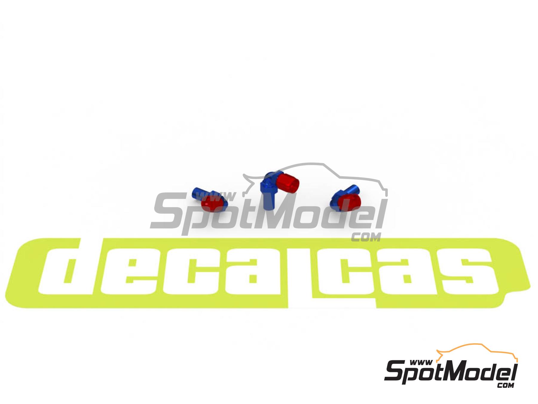 Image 4: 0.8mm Hose joints set 2 | Hose joints in 1/24 scale manufactured by Decalcas (ref.&nbsp;DCL-PAR060)