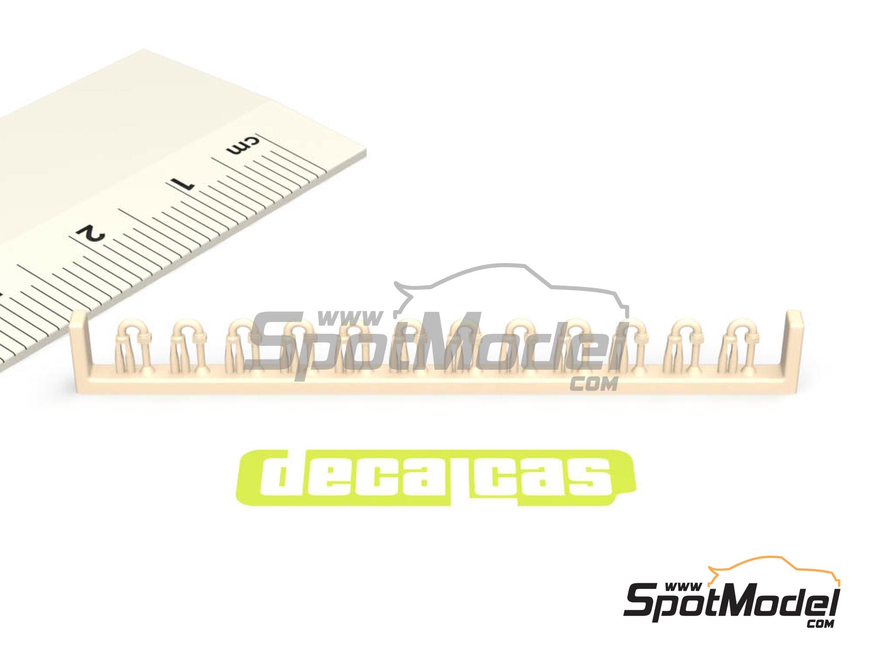 Image 17: 0.8mm Hose joints set 2 | Hose joints in 1/24 scale manufactured by Decalcas (ref.&nbsp;DCL-PAR060)
