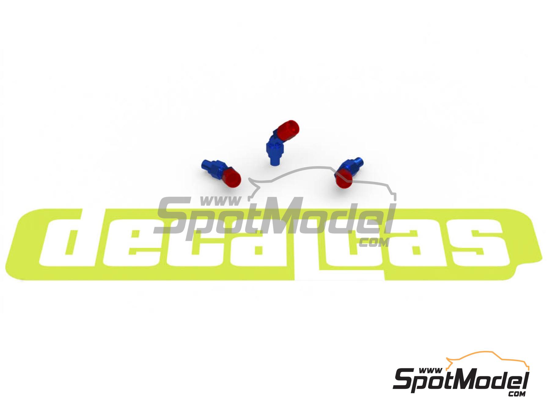 Image 4: 0.8mm Hose joints set 3 | Hose joints in 1/24 scale manufactured by Decalcas (ref. DCL-PAR061)