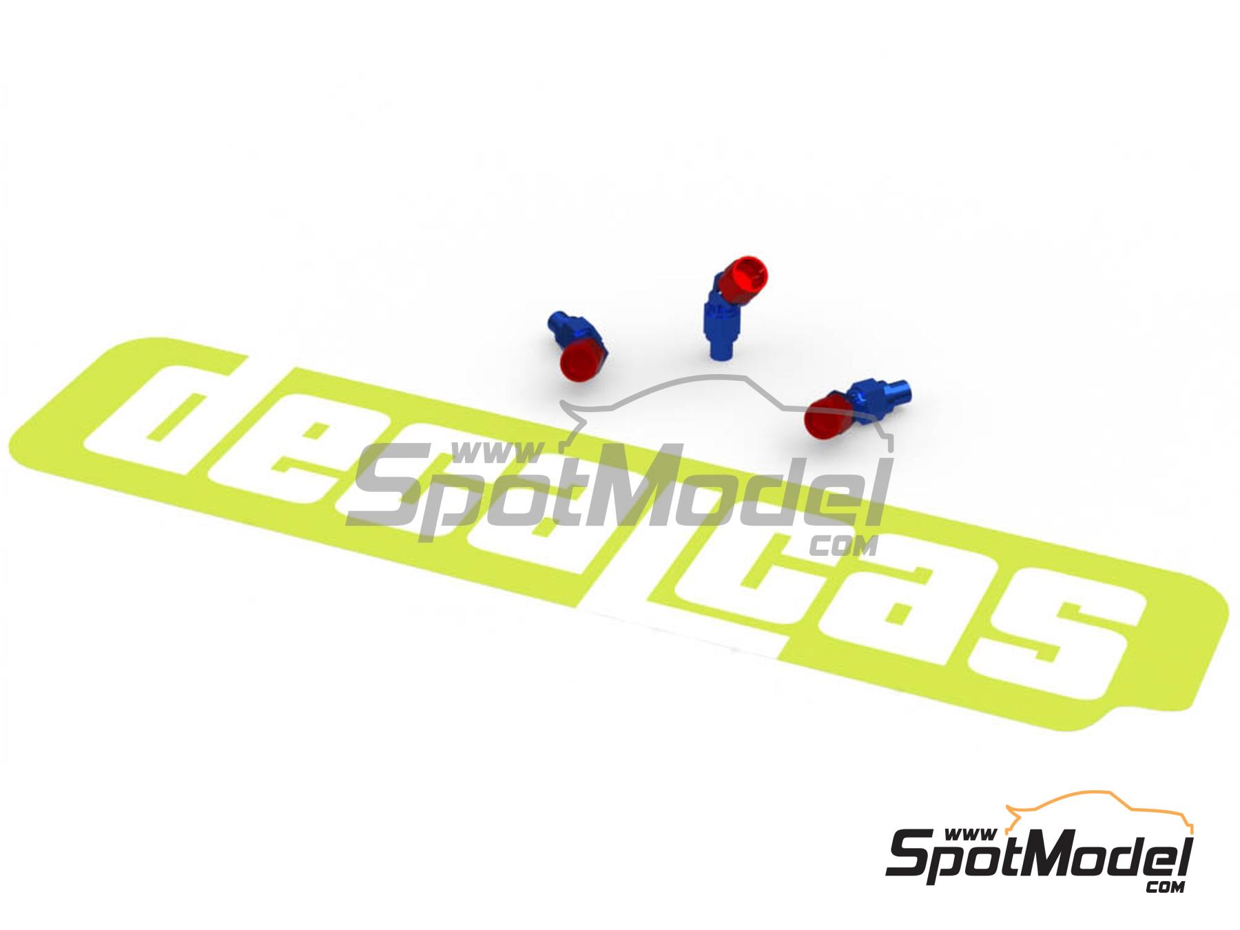 Image 5: 0.8mm Hose joints set 3 | Hose joints in 1/24 scale manufactured by Decalcas (ref. DCL-PAR061)