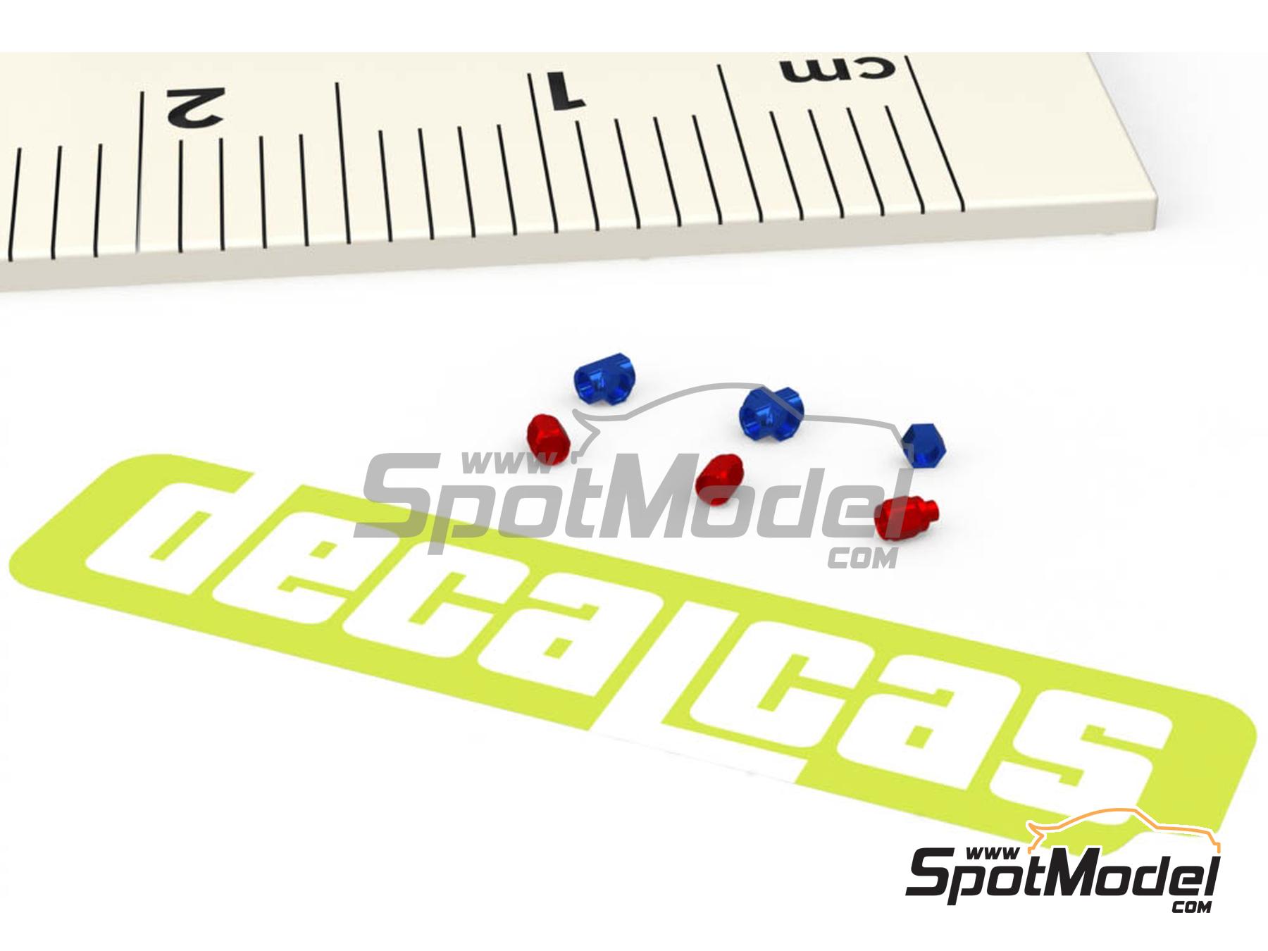 Image 9: 0.8mm Hose joints set 3 | Hose joints in 1/24 scale manufactured by Decalcas (ref. DCL-PAR061)