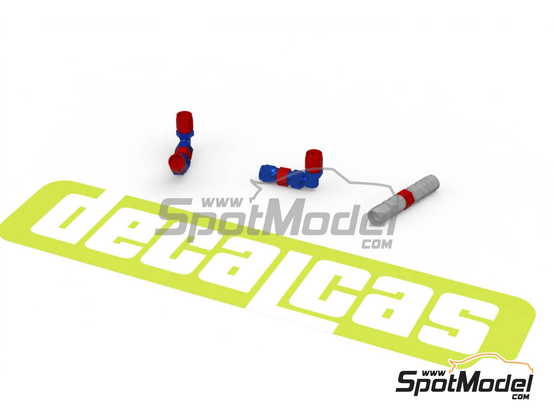 Image 21: 0.8mm Hose joints set 3 | Hose joints in 1/24 scale manufactured by Decalcas (ref. DCL-PAR061)