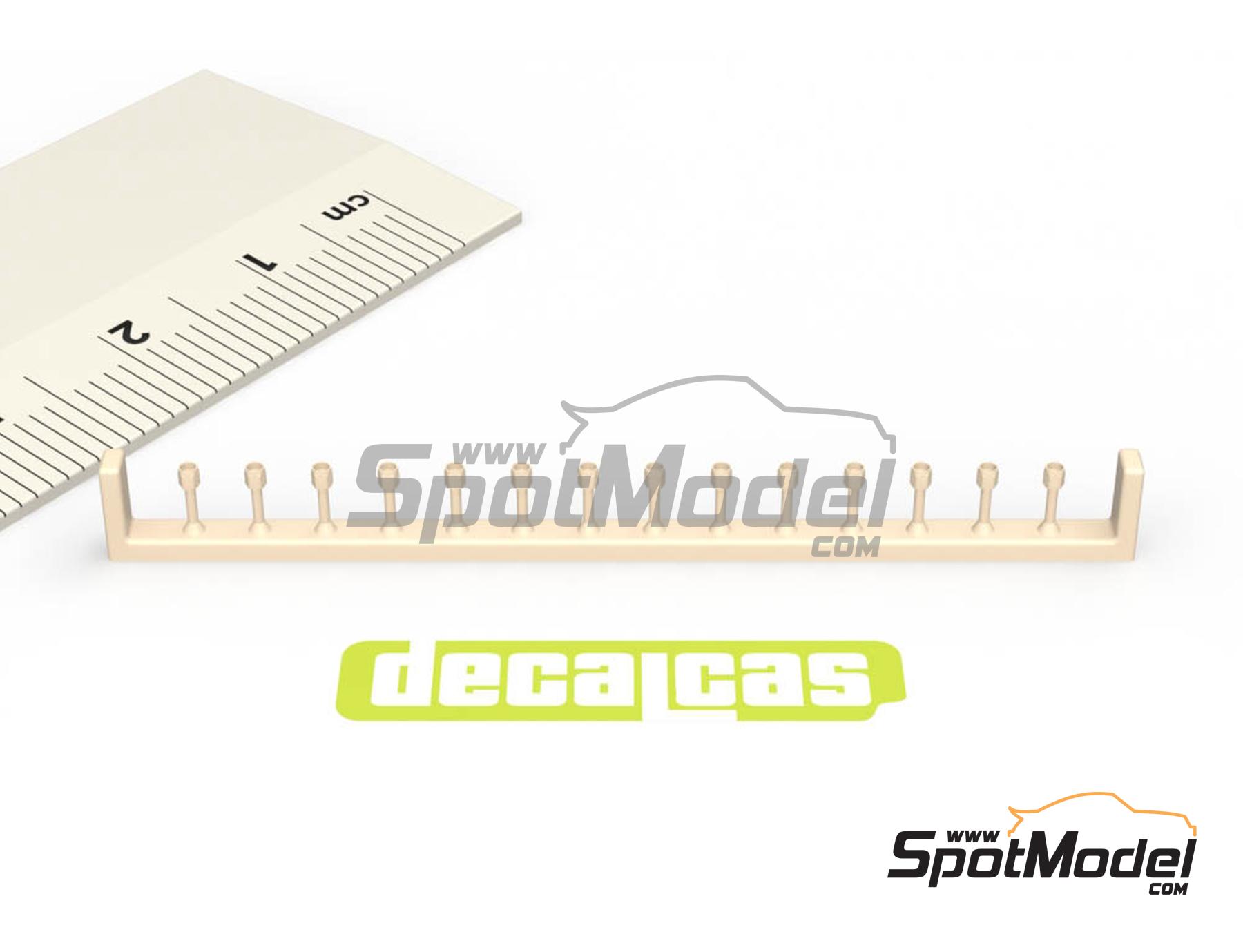 Image 23: 0.8mm Hose joints set 3 | Hose joints in 1/24 scale manufactured by Decalcas (ref. DCL-PAR061)