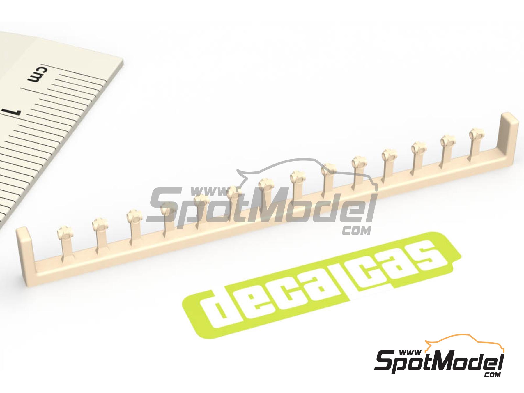 Image 30: 0.8mm Hose joints set 3 | Hose joints in 1/24 scale manufactured by Decalcas (ref. DCL-PAR061)
