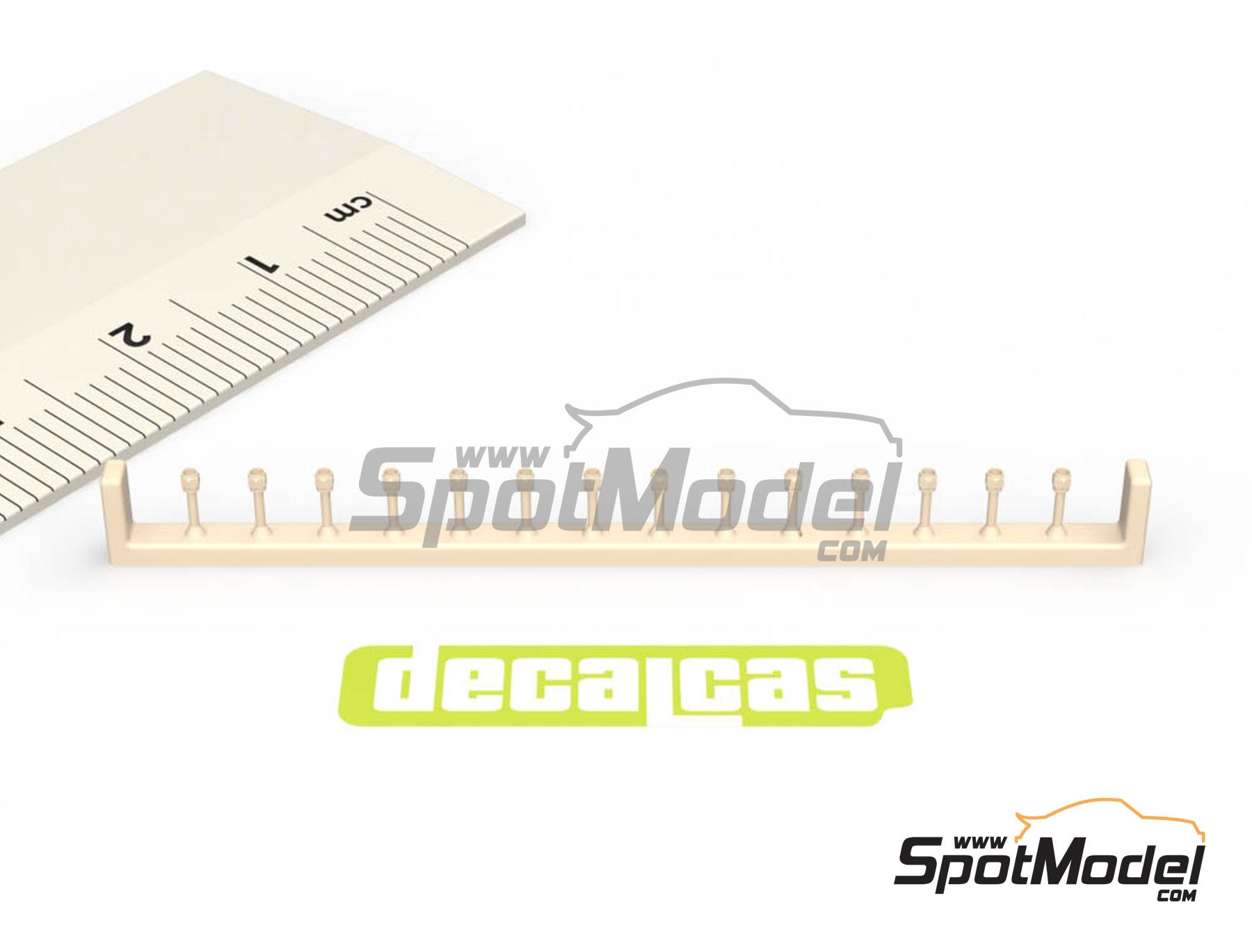 Image 35: 0.8mm Hose joints set 3 | Hose joints in 1/24 scale manufactured by Decalcas (ref. DCL-PAR061)