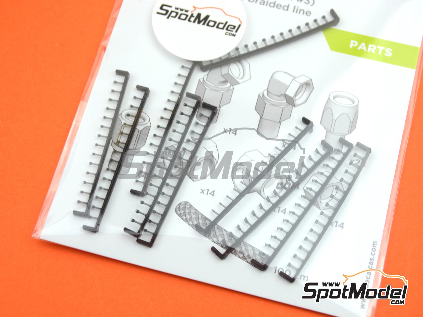 Image 37: 0.8mm Hose joints set 3 | Hose joints in 1/24 scale manufactured by Decalcas (ref. DCL-PAR061)