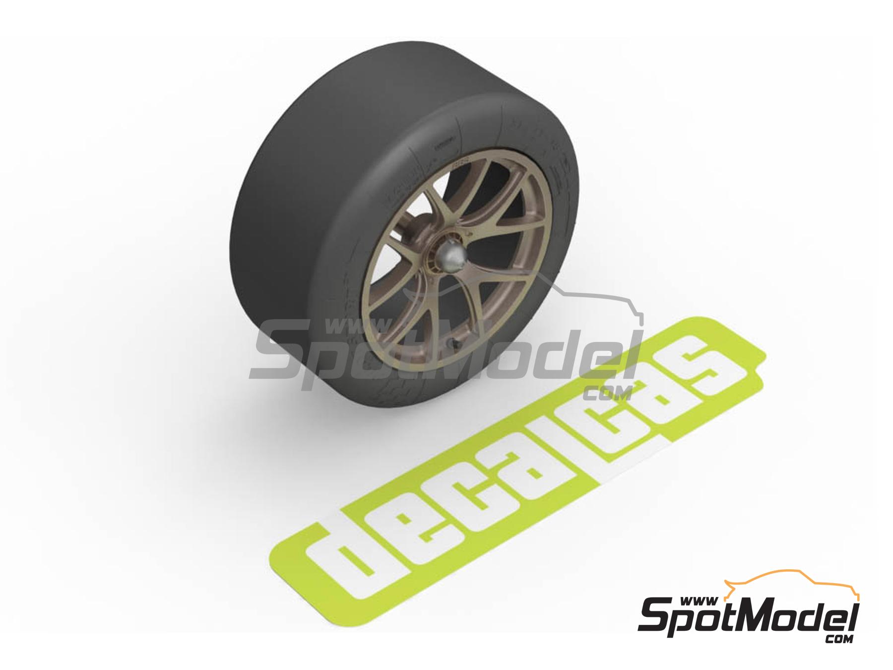 Image 3: BMW M8 GTE - BBS rim + Michelin tyres | Rims and tyres set in 1/24 scale manufactured by Decalcas (ref.&nbsp;DCL-PAR062)