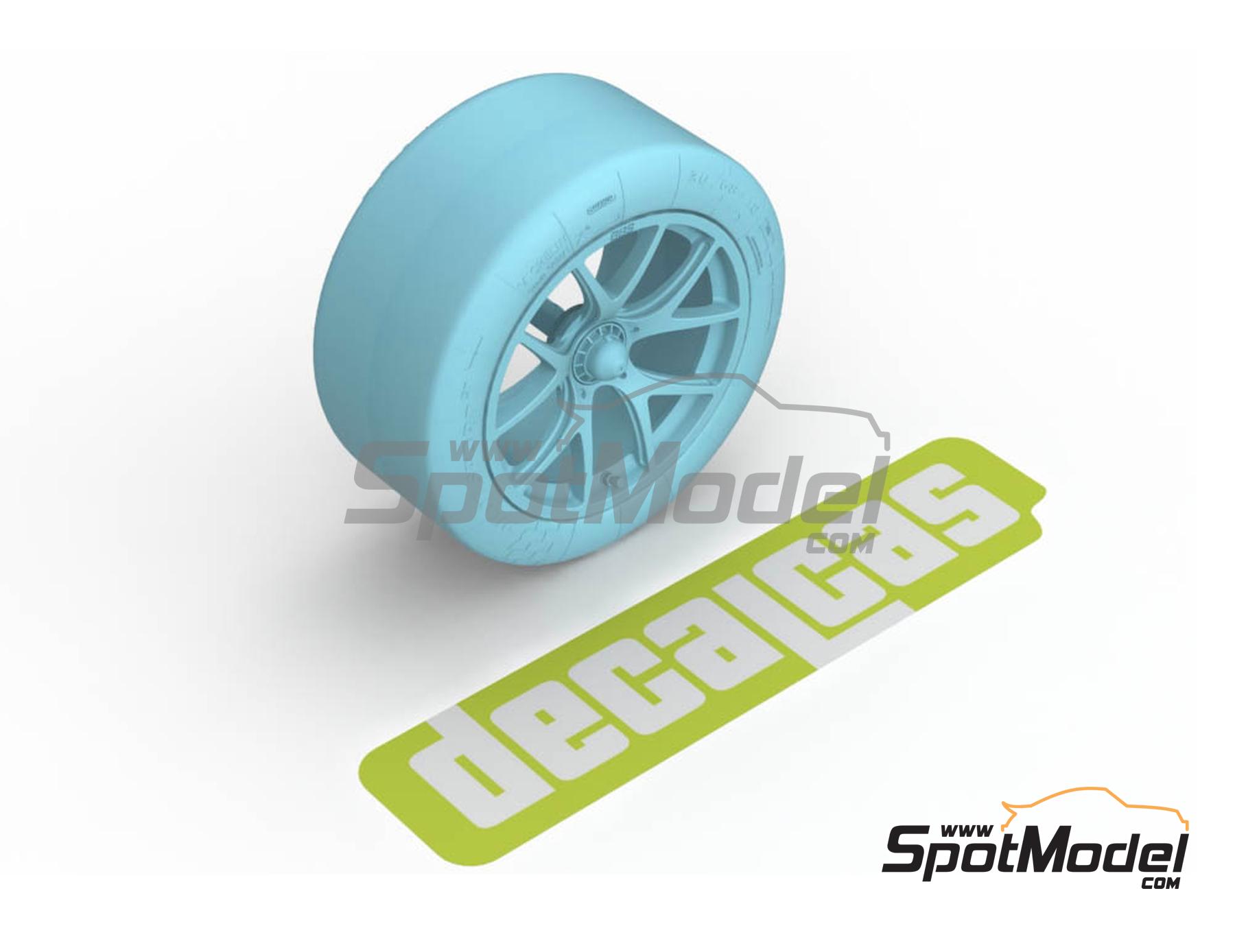 Image 4: BMW M8 GTE - BBS rim + Michelin tyres | Rims and tyres set in 1/24 scale manufactured by Decalcas (ref.&nbsp;DCL-PAR062)