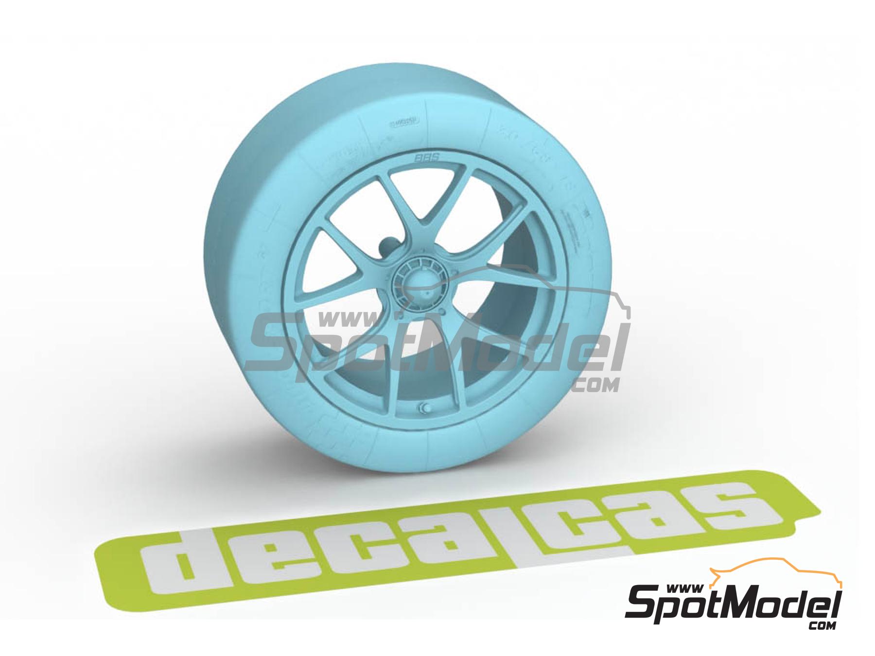 Image 5: BMW M8 GTE - BBS rim + Michelin tyres | Rims and tyres set in 1/24 scale manufactured by Decalcas (ref.&nbsp;DCL-PAR062)
