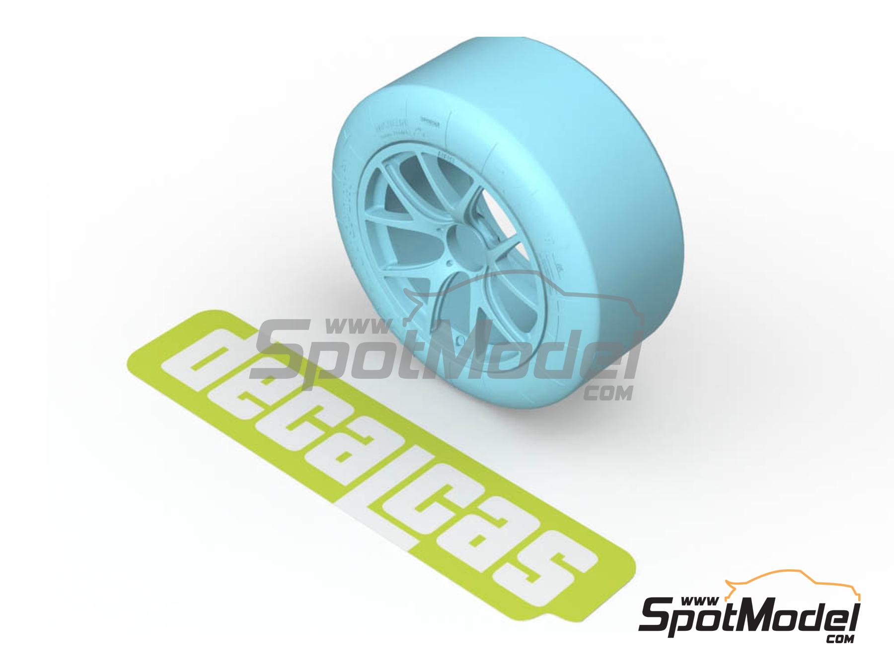 Image 6: BMW M8 GTE - BBS rim + Michelin tyres | Rims and tyres set in 1/24 scale manufactured by Decalcas (ref.&nbsp;DCL-PAR062)