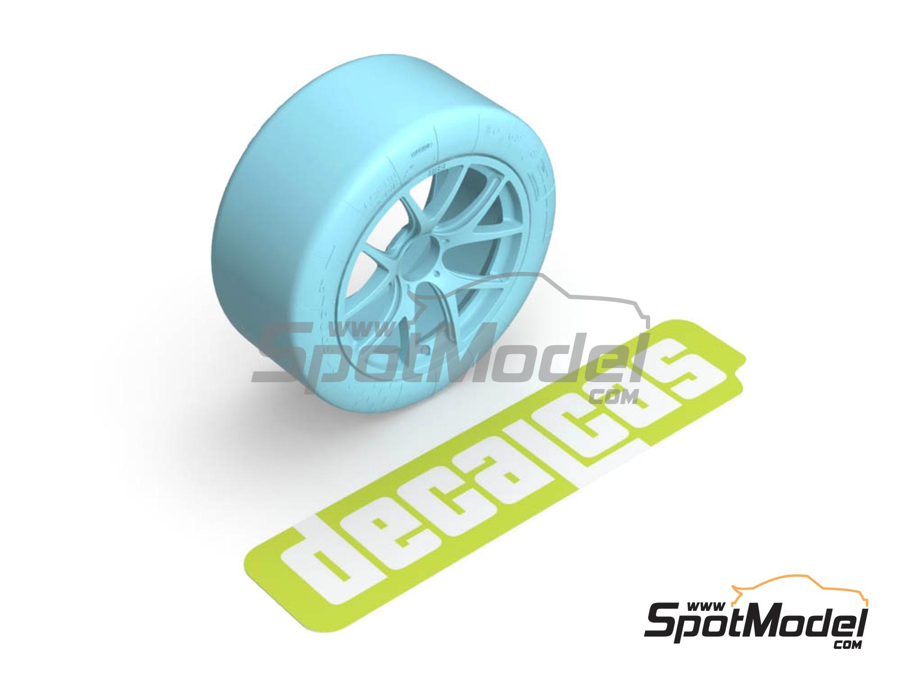 Image 7: BMW M8 GTE - BBS rim + Michelin tyres | Rims and tyres set in 1/24 scale manufactured by Decalcas (ref.&nbsp;DCL-PAR062)