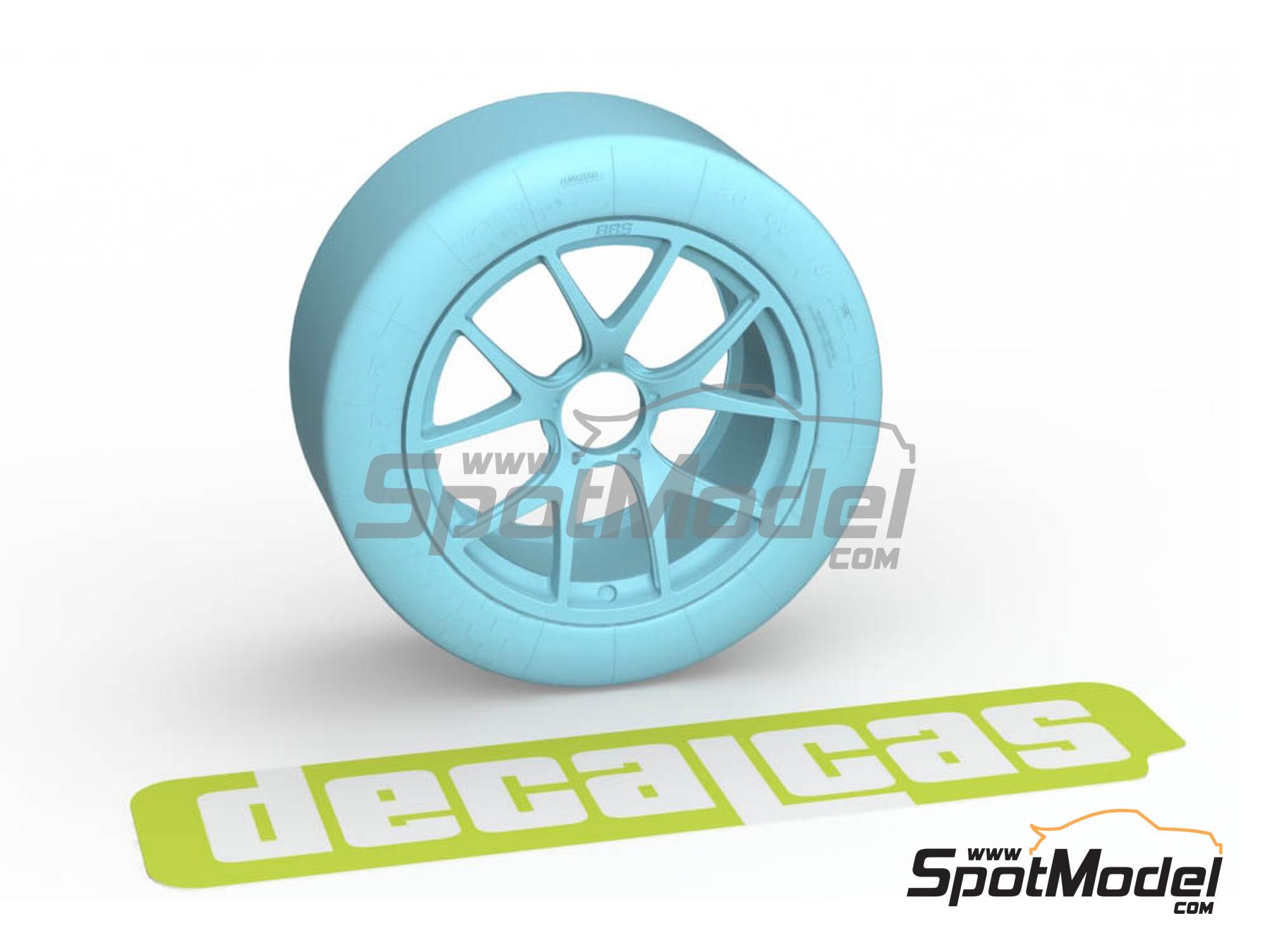 Image 8: BMW M8 GTE - BBS rim + Michelin tyres | Rims and tyres set in 1/24 scale manufactured by Decalcas (ref.&nbsp;DCL-PAR062)