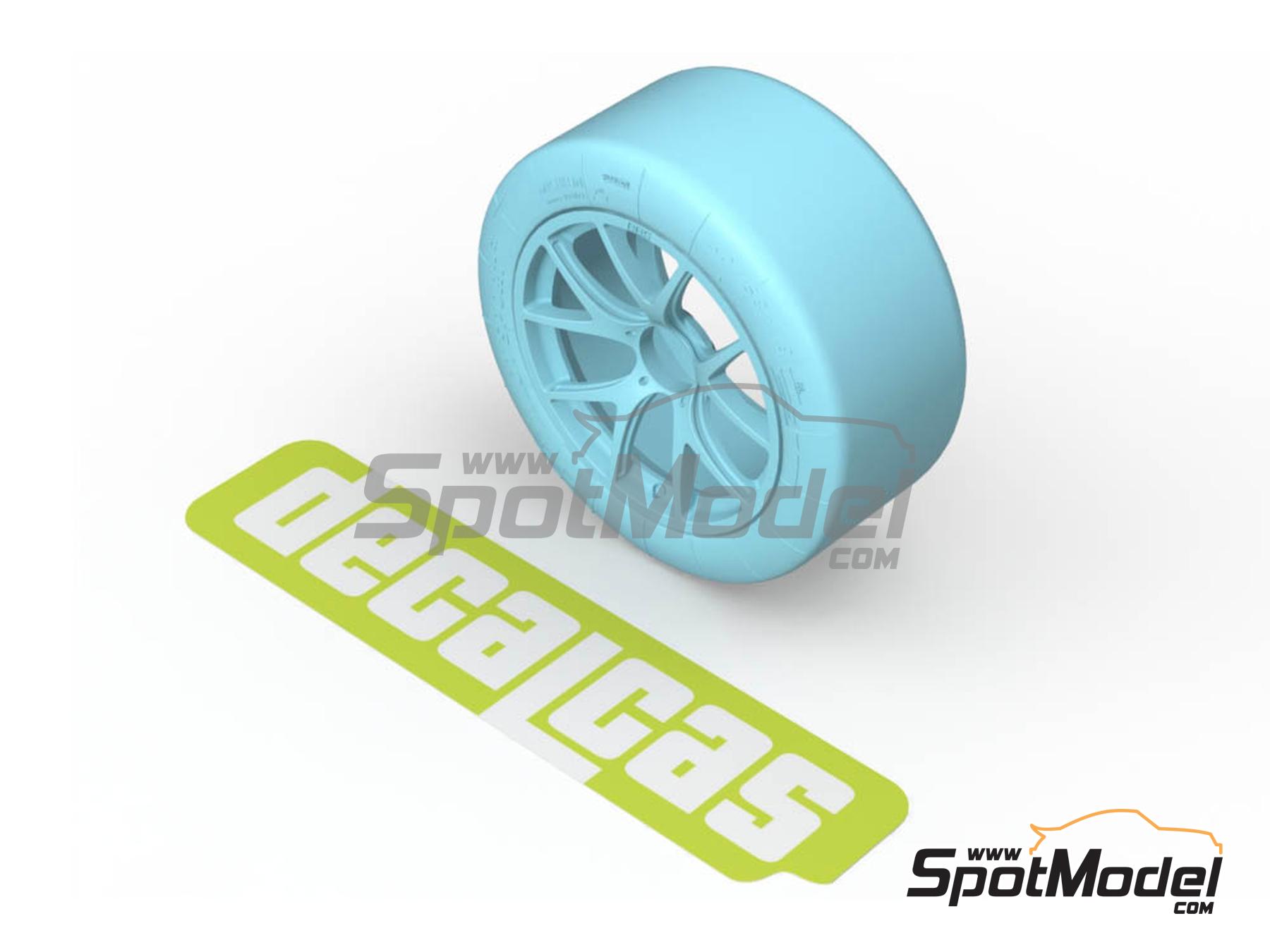 Image 9: BMW M8 GTE - BBS rim + Michelin tyres | Rims and tyres set in 1/24 scale manufactured by Decalcas (ref.&nbsp;DCL-PAR062)