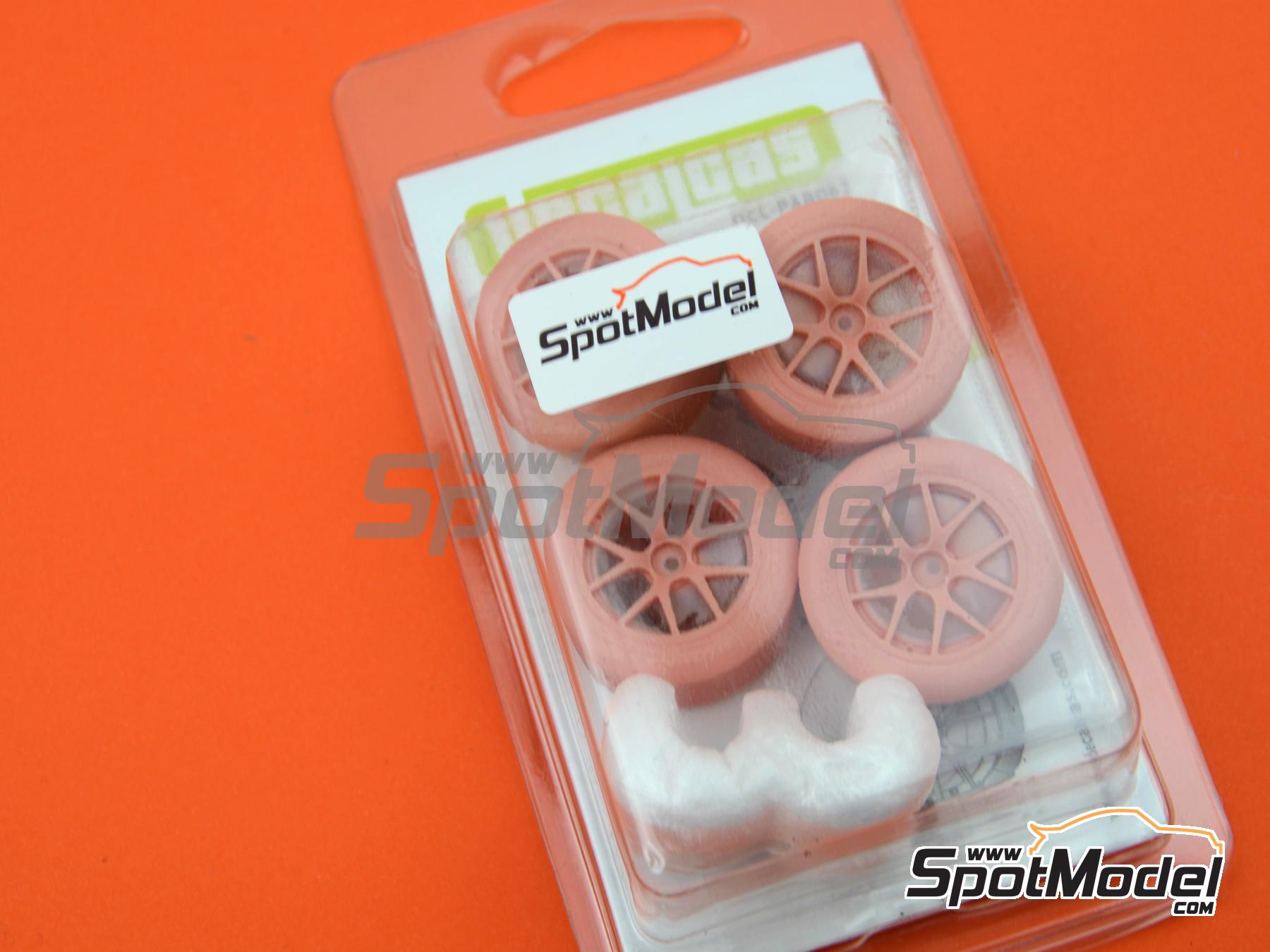 Image 16: BMW M8 GTE - BBS rim + Michelin tyres | Rims and tyres set in 1/24 scale manufactured by Decalcas (ref.&nbsp;DCL-PAR062)