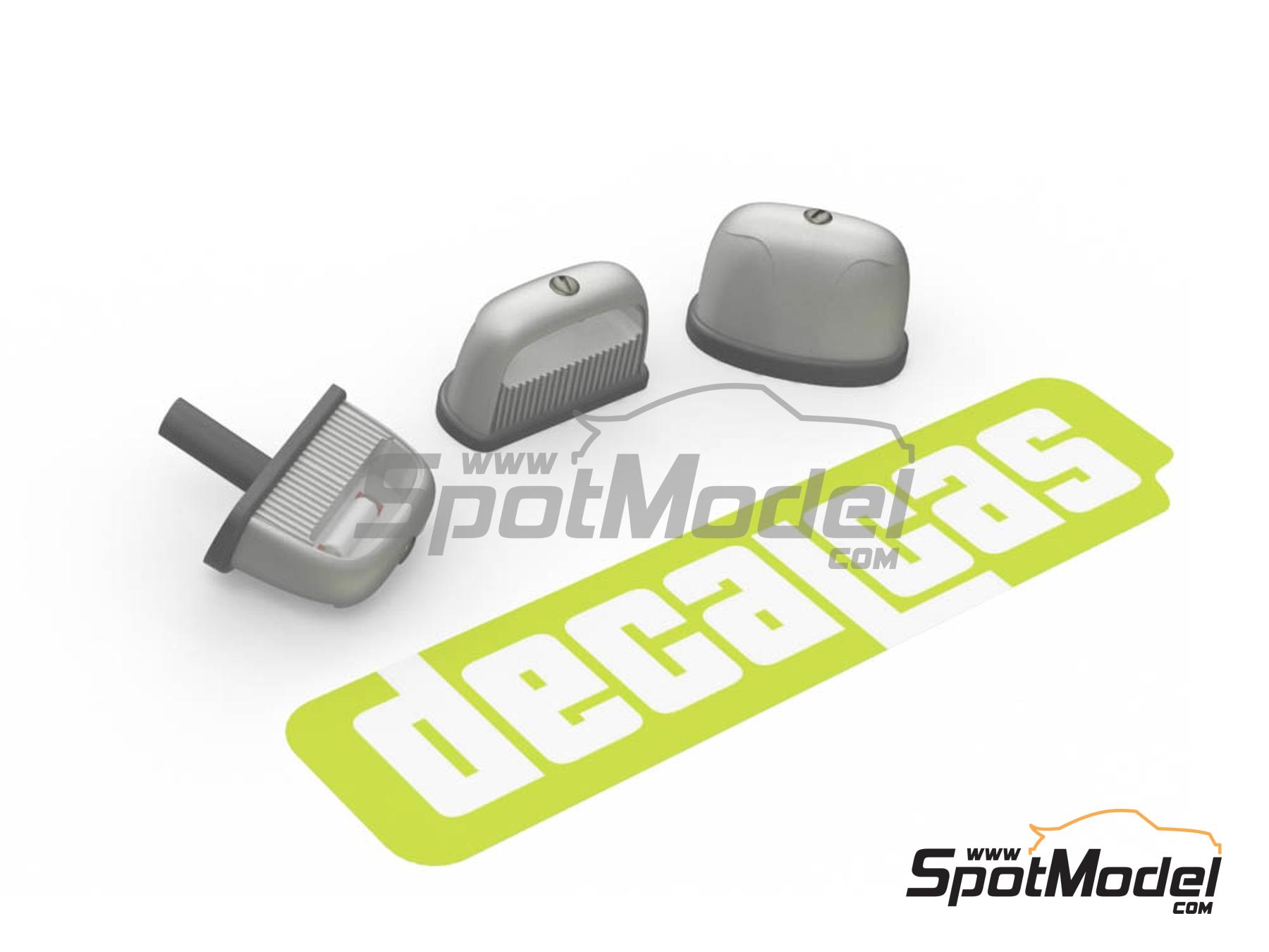 Image 3: Hella plate lights | Lights in 1/12 scale manufactured by Decalcas (ref.&nbsp;DCL-PAR066)