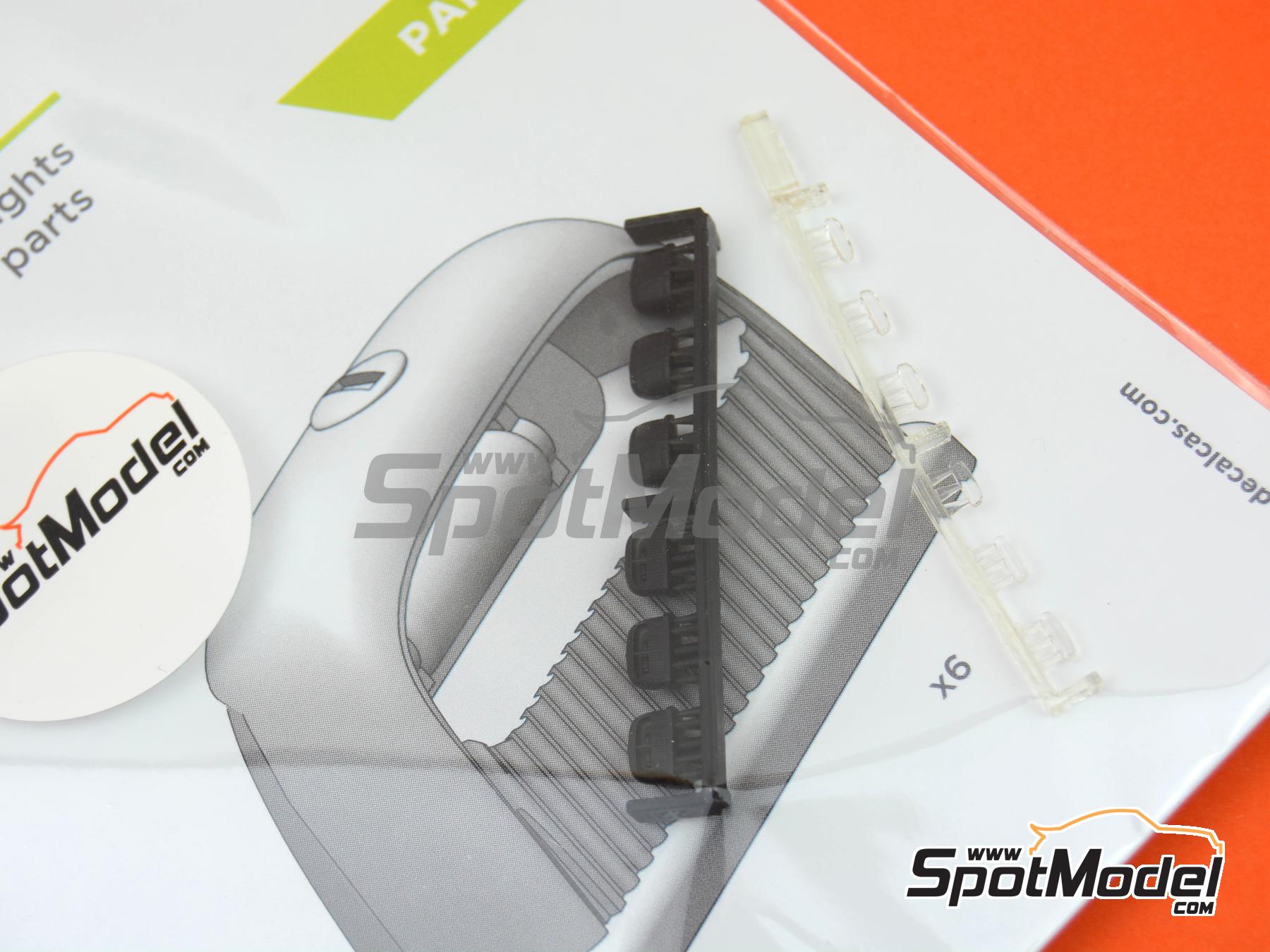 Image 7: Hella plate lights | Lights in 1/12 scale manufactured by Decalcas (ref.&nbsp;DCL-PAR066)