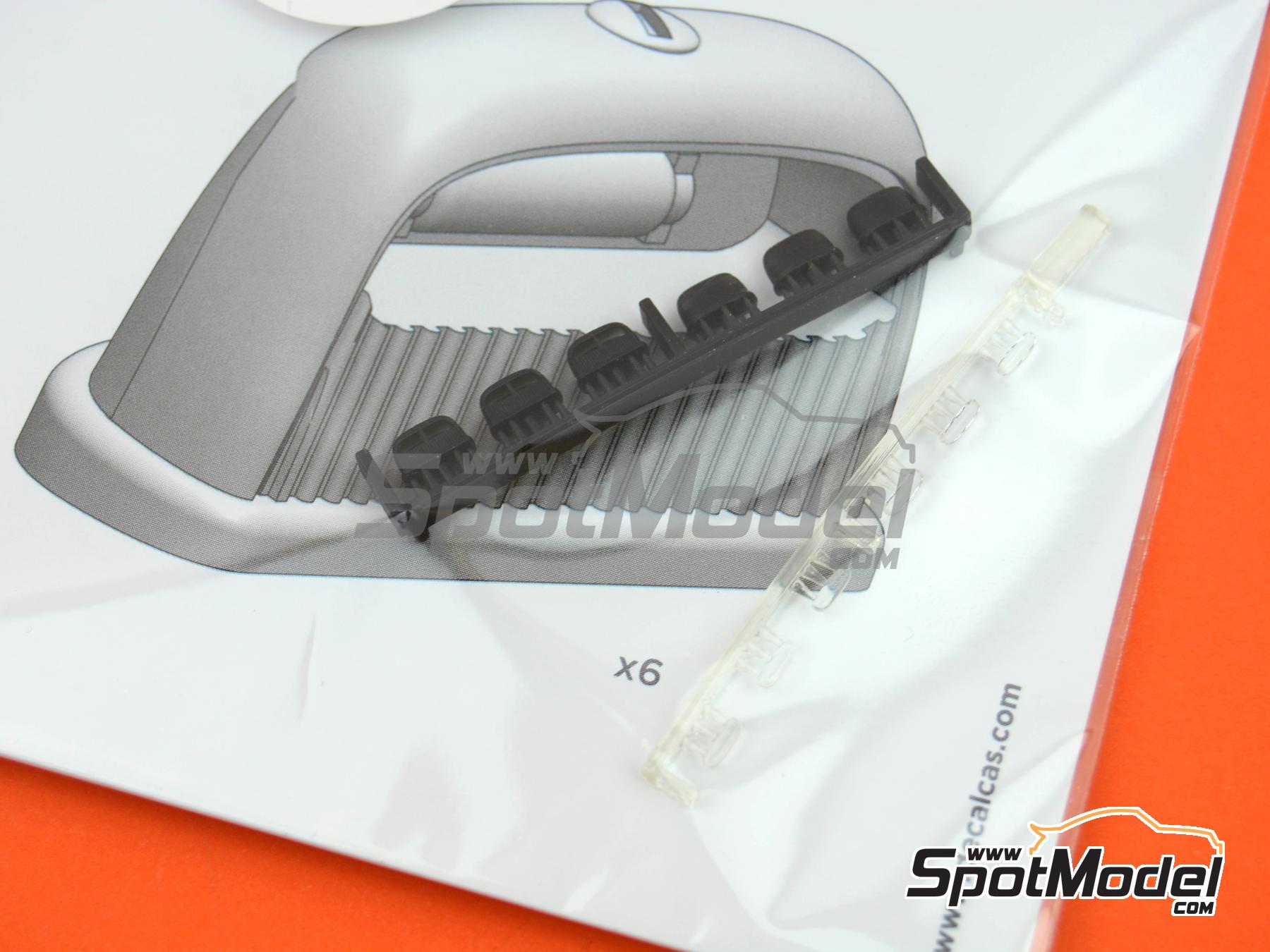 Image 8: Hella plate lights | Lights in 1/12 scale manufactured by Decalcas (ref.&nbsp;DCL-PAR066)