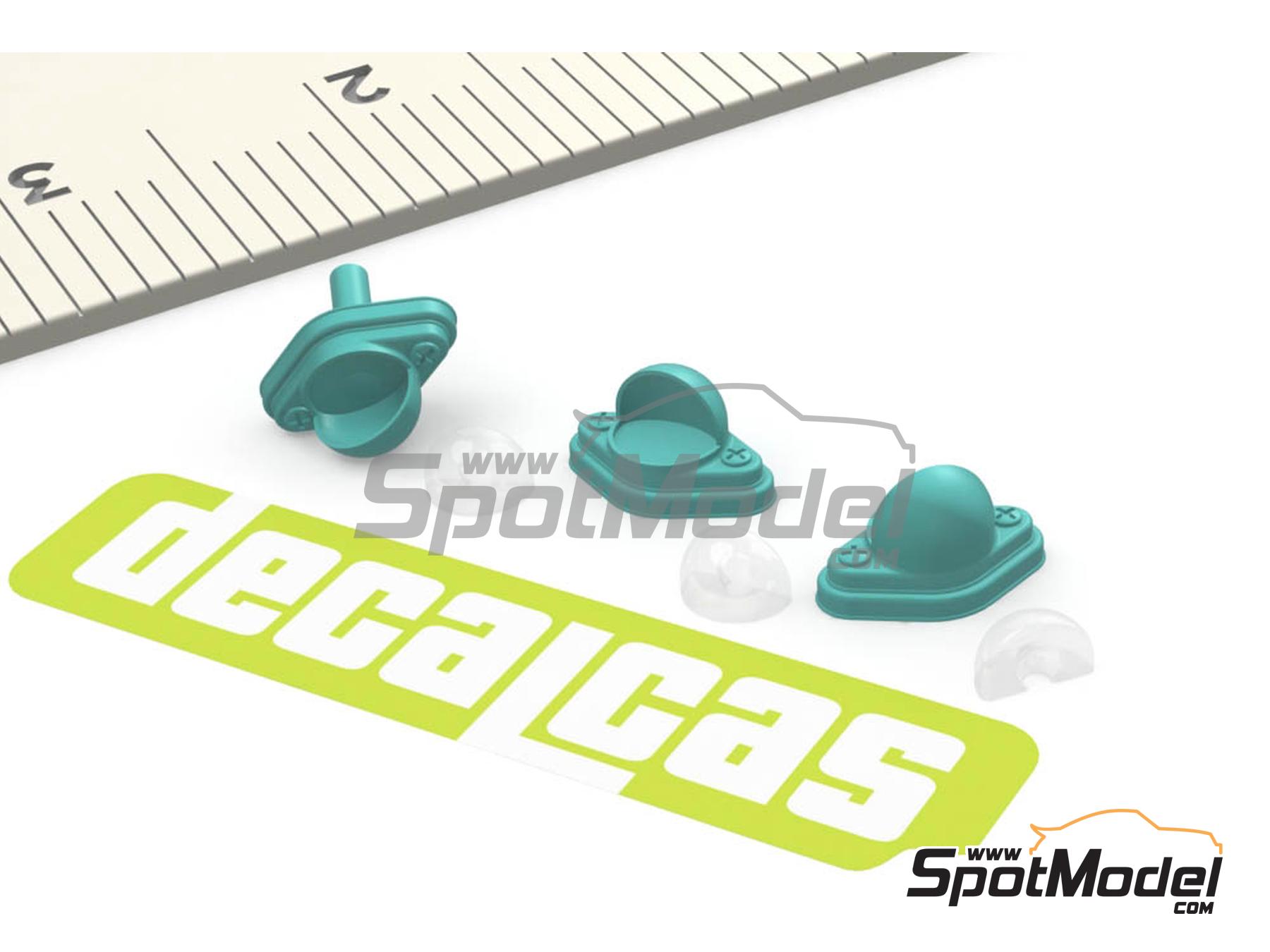 Image 4: Luces Lucas para matr&iacute;culas y dorsales | Luces en escala&nbsp;1/12 fabricado por Decalcas (ref.&nbsp;DCL-PAR067)