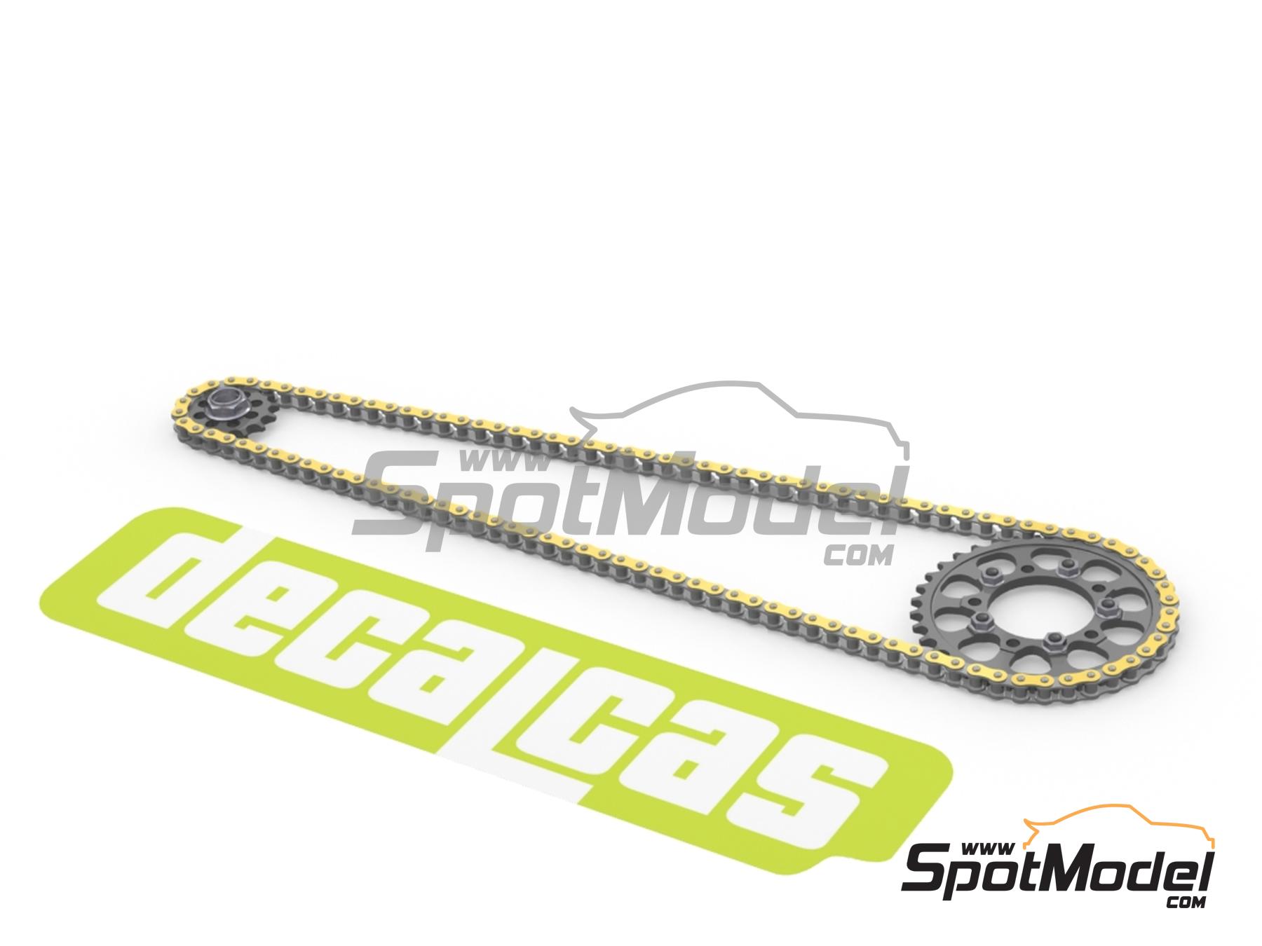 Image 1: Suzuki GSX-RR | Chain set in 1/12 scale manufactured by Decalcas (ref.&nbsp;DCL-PAR071)