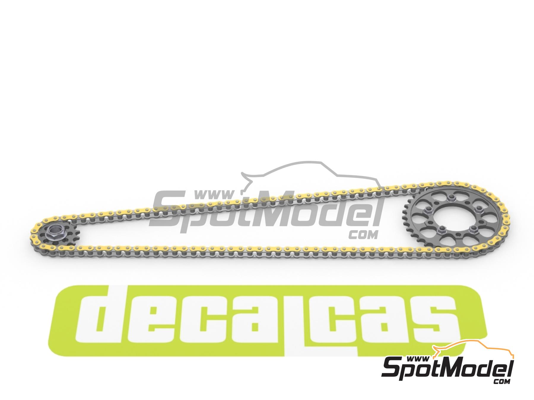 Image 2: Suzuki GSX-RR | Chain set in 1/12 scale manufactured by Decalcas (ref.&nbsp;DCL-PAR071)