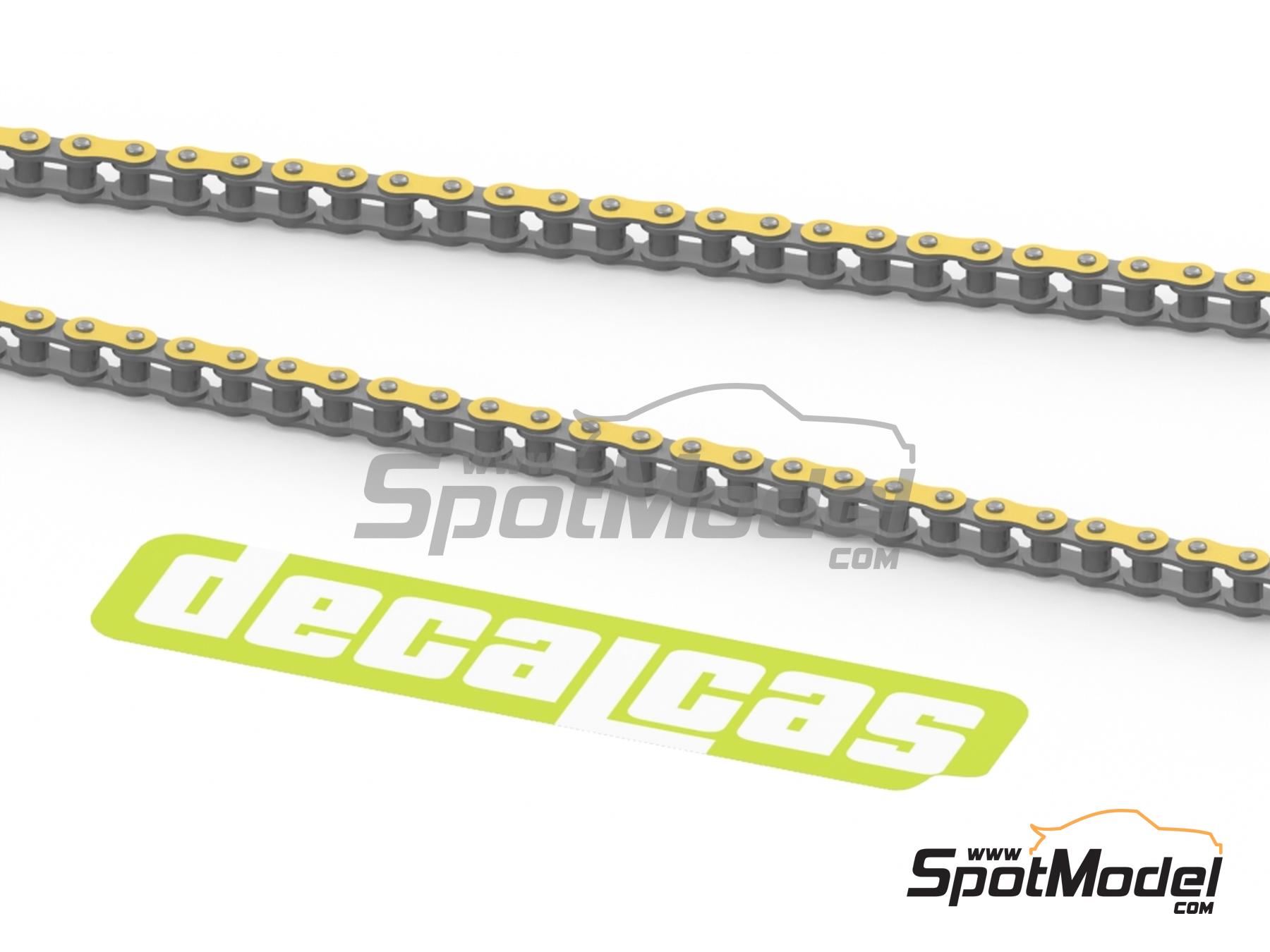 Image 9: Suzuki GSX-RR | Chain set in 1/12 scale manufactured by Decalcas (ref.&nbsp;DCL-PAR071)