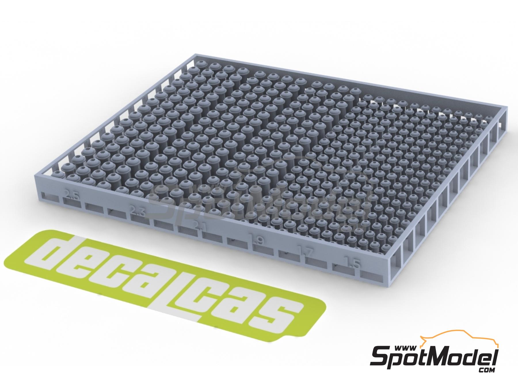 Image 2: Button head hex socket screws with washer 1.5mm, 1.7mm, 1.9mm, 2.1mm, 2.3mm and 2.5mm | Fasteners manufactured by Decalcas (ref.&nbsp;DCL-PAR076)