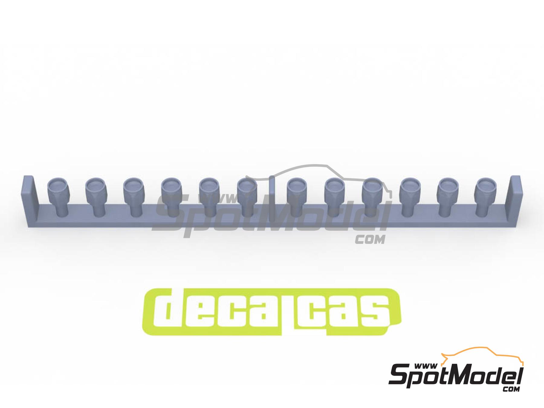 Image 1: Racores de 2.0mm - Set 1 | Rácores en escala 1/12 fabricado por Decalcas (ref. DCL-PAR077)