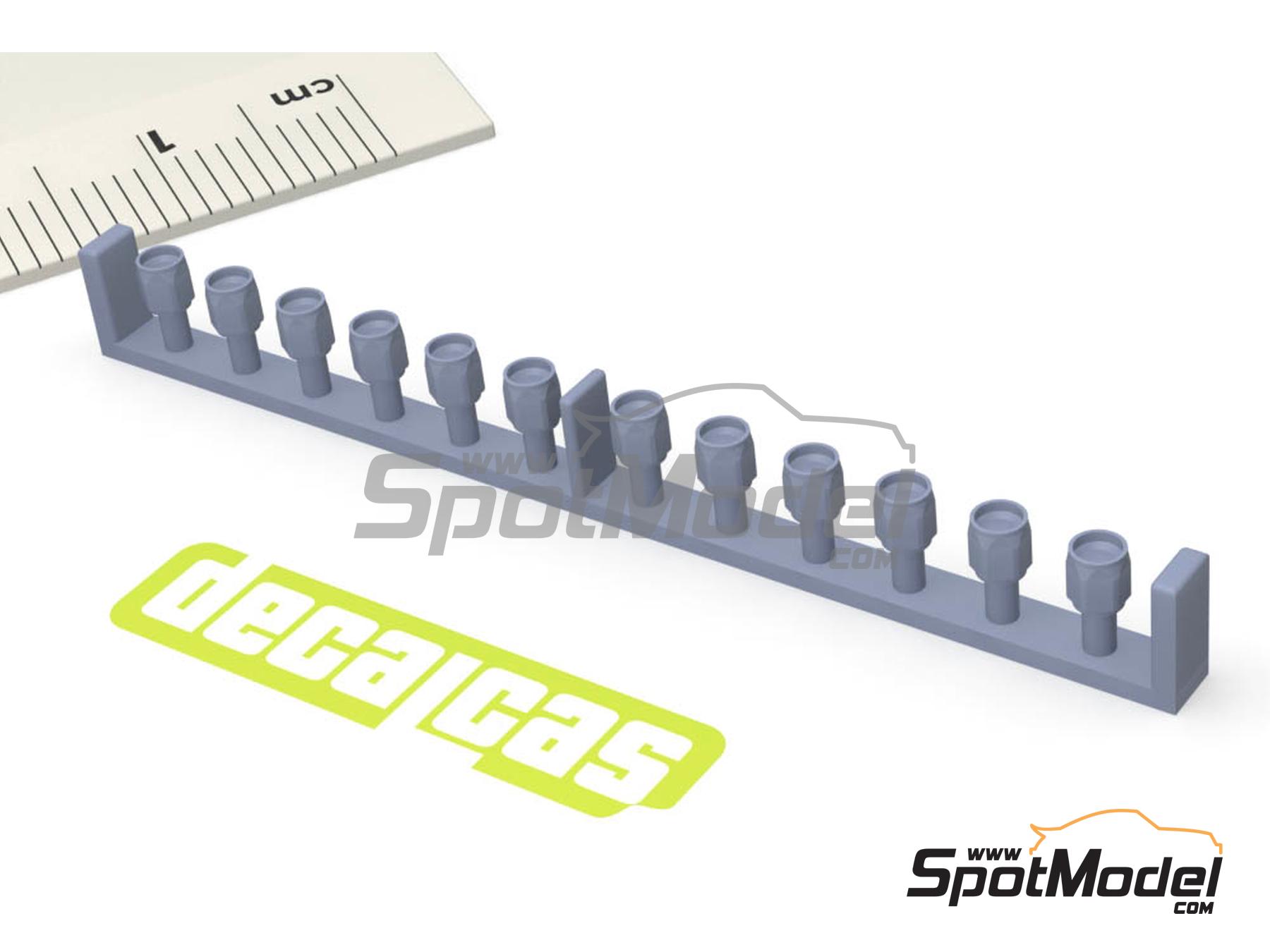 Image 2: Racores de 2.0mm - Set 1 | Rácores en escala 1/12 fabricado por Decalcas (ref. DCL-PAR077)