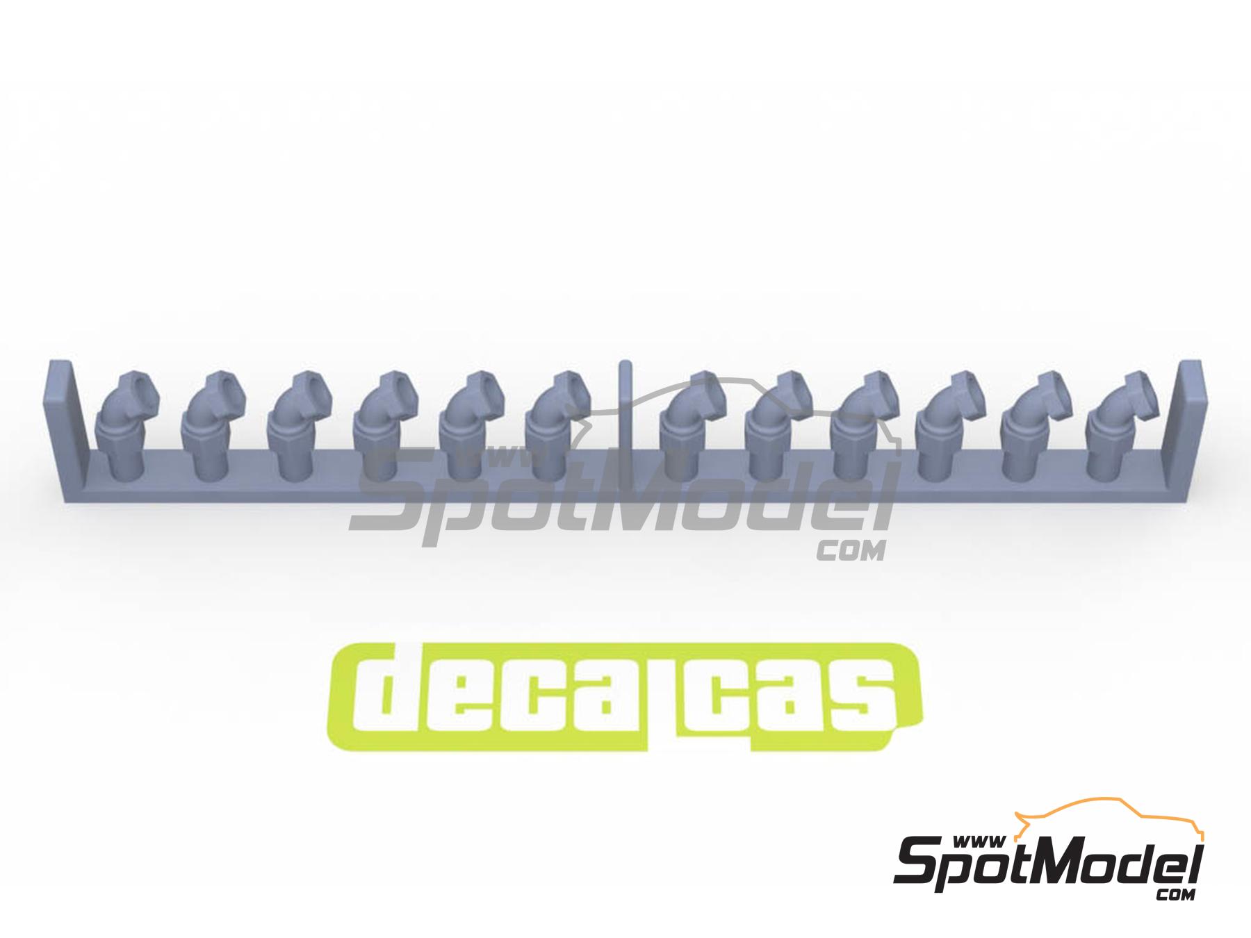 Image 7: Racores de 2.0mm - Set 1 | Rácores en escala 1/12 fabricado por Decalcas (ref. DCL-PAR077)