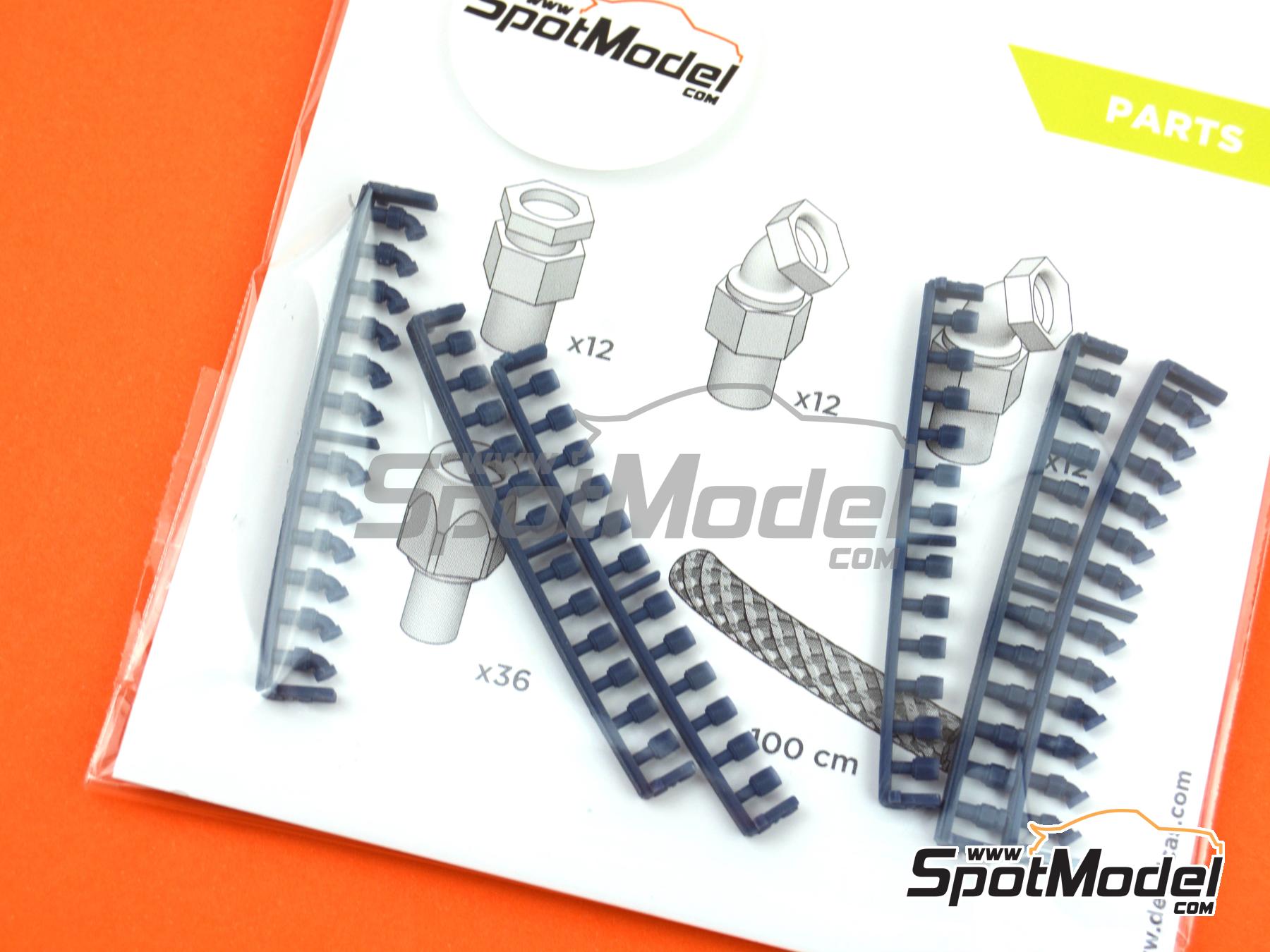 Image 15: Racores de 2.0mm - Set 1 | Rácores en escala 1/12 fabricado por Decalcas (ref. DCL-PAR077)