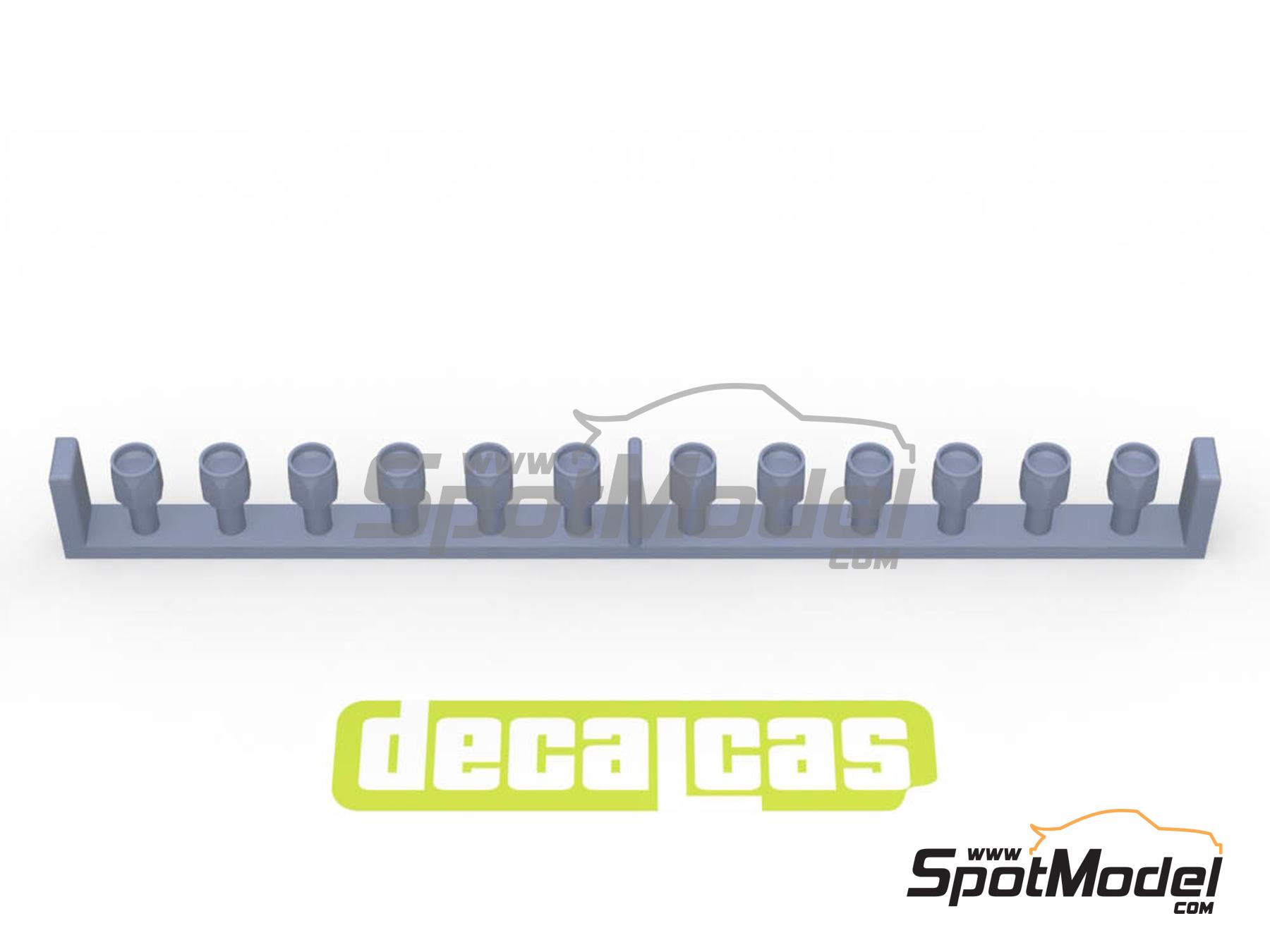 Image 1: 2.0mm Hose joints - Set 2 | Hose joints in 1/12 scale manufactured by Decalcas (ref. DCL-PAR078)