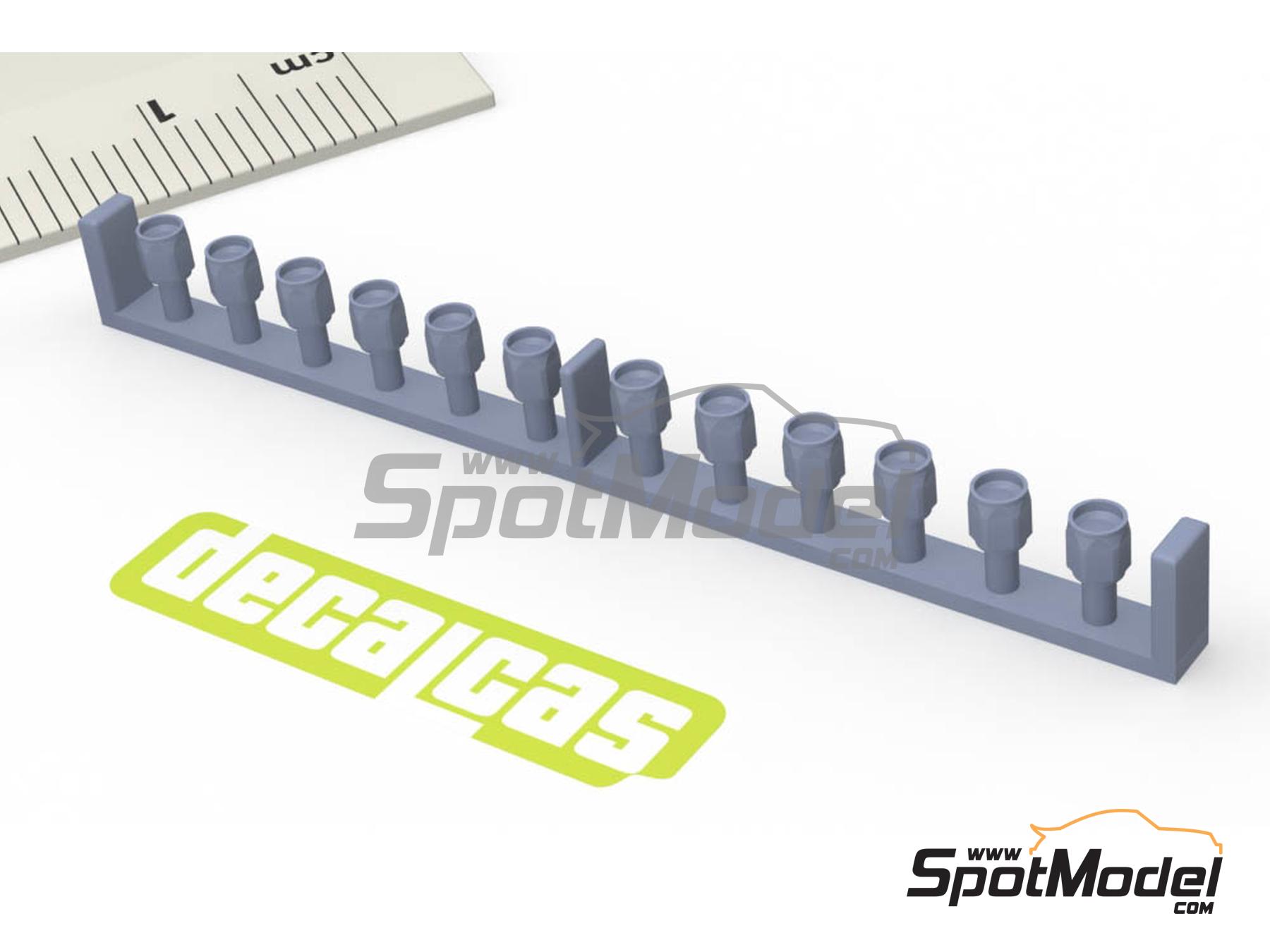 Image 2: 2.0mm Hose joints - Set 2 | Hose joints in 1/12 scale manufactured by Decalcas (ref. DCL-PAR078)