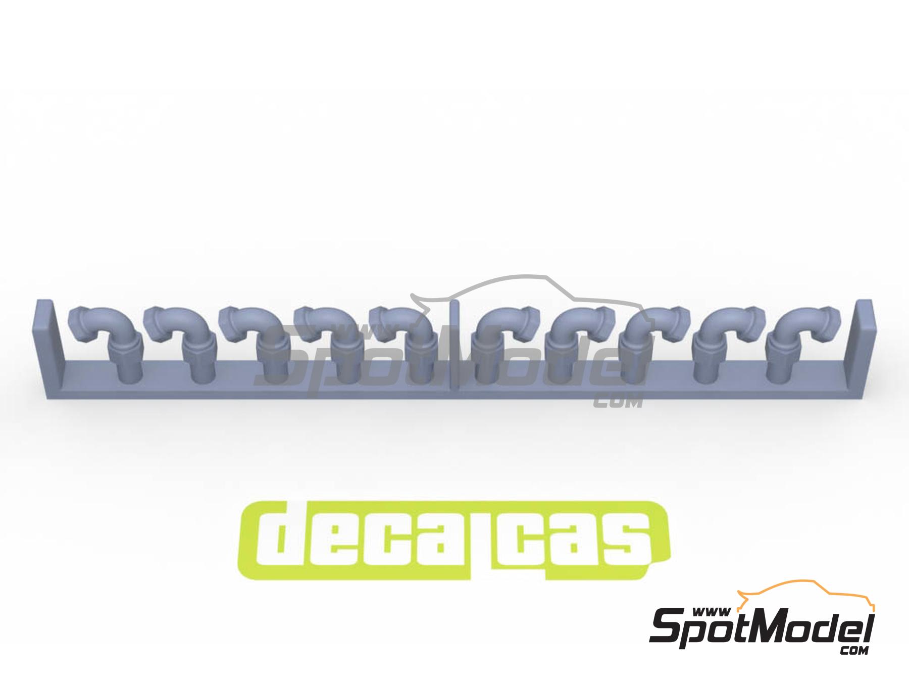 Image 5: 2.0mm Hose joints - Set 2 | Hose joints in 1/12 scale manufactured by Decalcas (ref. DCL-PAR078)