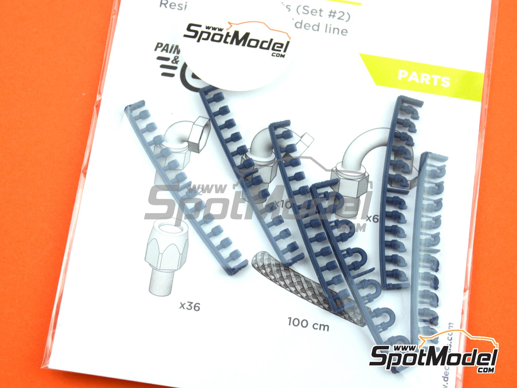Image 15: 2.0mm Hose joints - Set 2 | Hose joints in 1/12 scale manufactured by Decalcas (ref. DCL-PAR078)