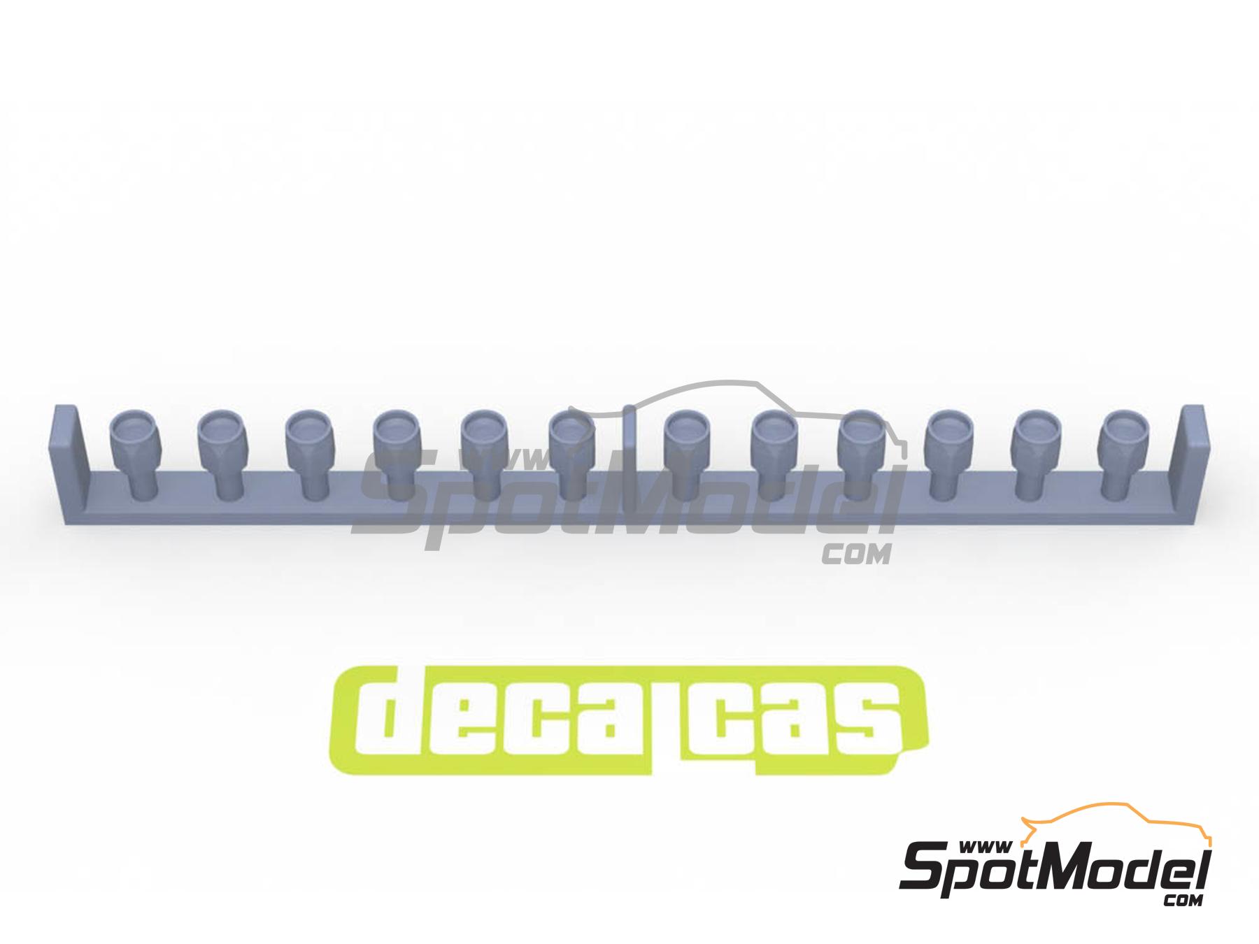 Image 1: 2.0mm Hose joints - Set 3 | Hose joints in 1/12 scale manufactured by Decalcas (ref.&nbsp;DCL-PAR079)
