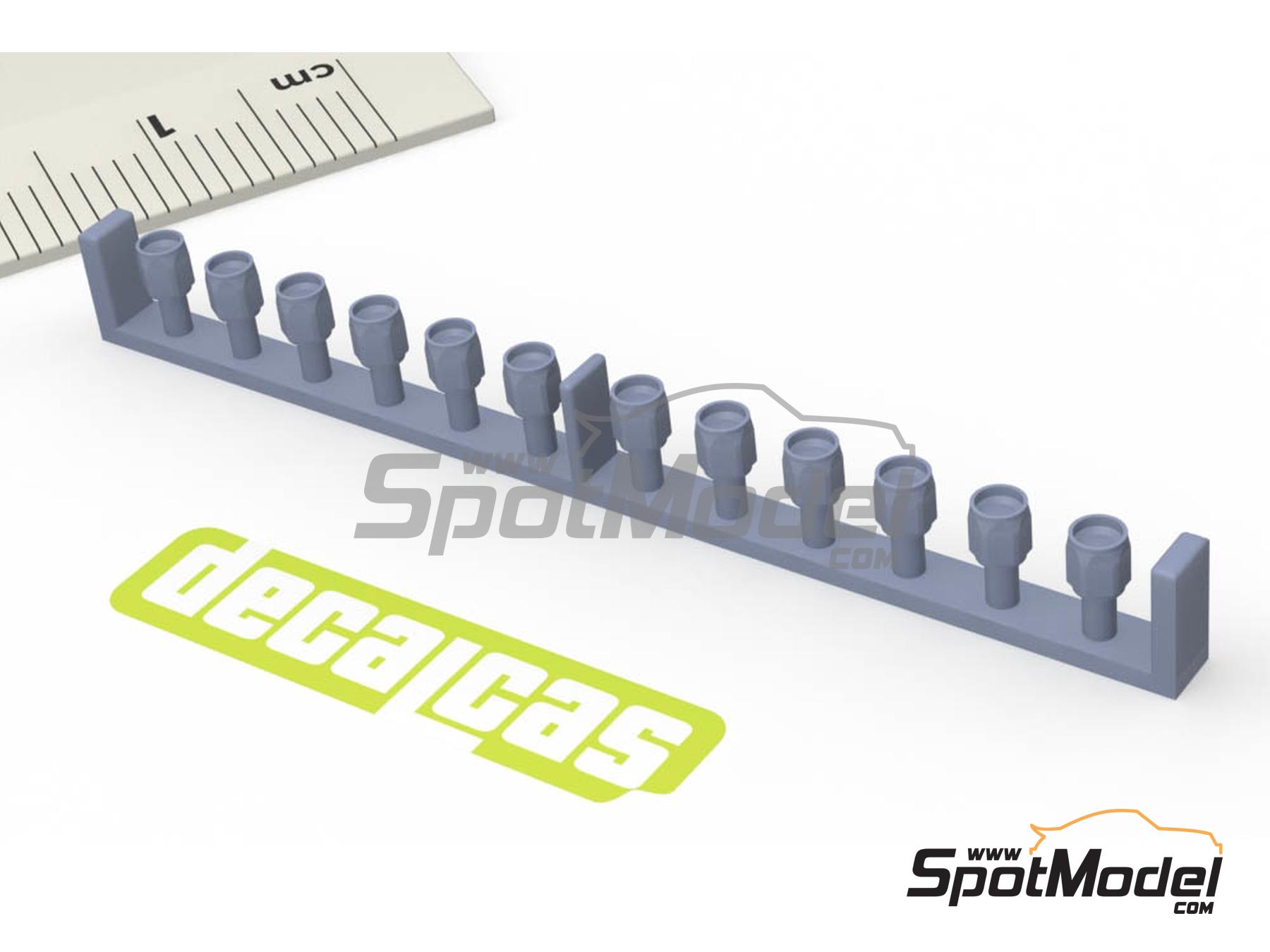 Image 2: 2.0mm Hose joints - Set 3 | Hose joints in 1/12 scale manufactured by Decalcas (ref.&nbsp;DCL-PAR079)