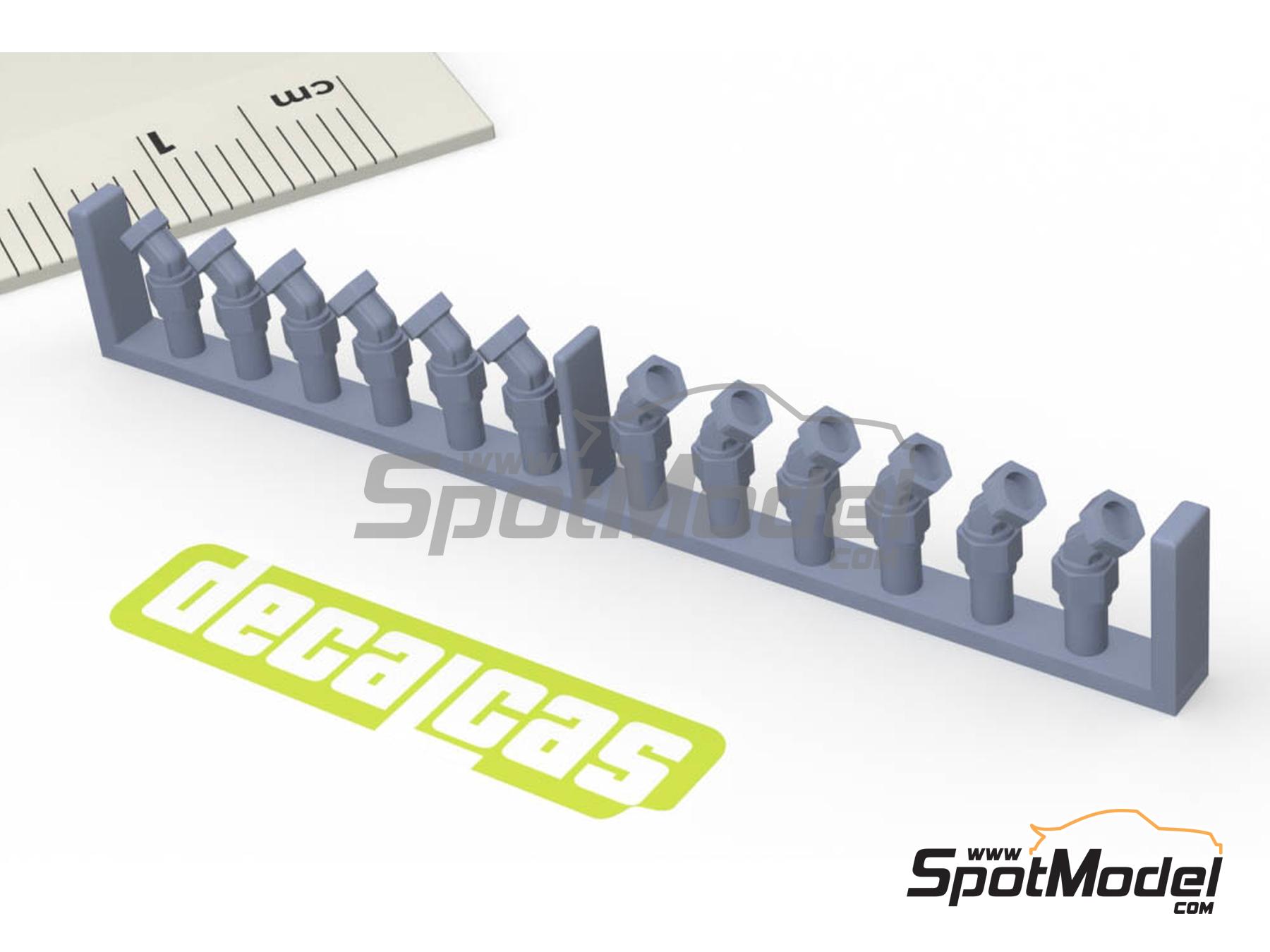 Image 4: 2.0mm Hose joints - Set 3 | Hose joints in 1/12 scale manufactured by Decalcas (ref.&nbsp;DCL-PAR079)