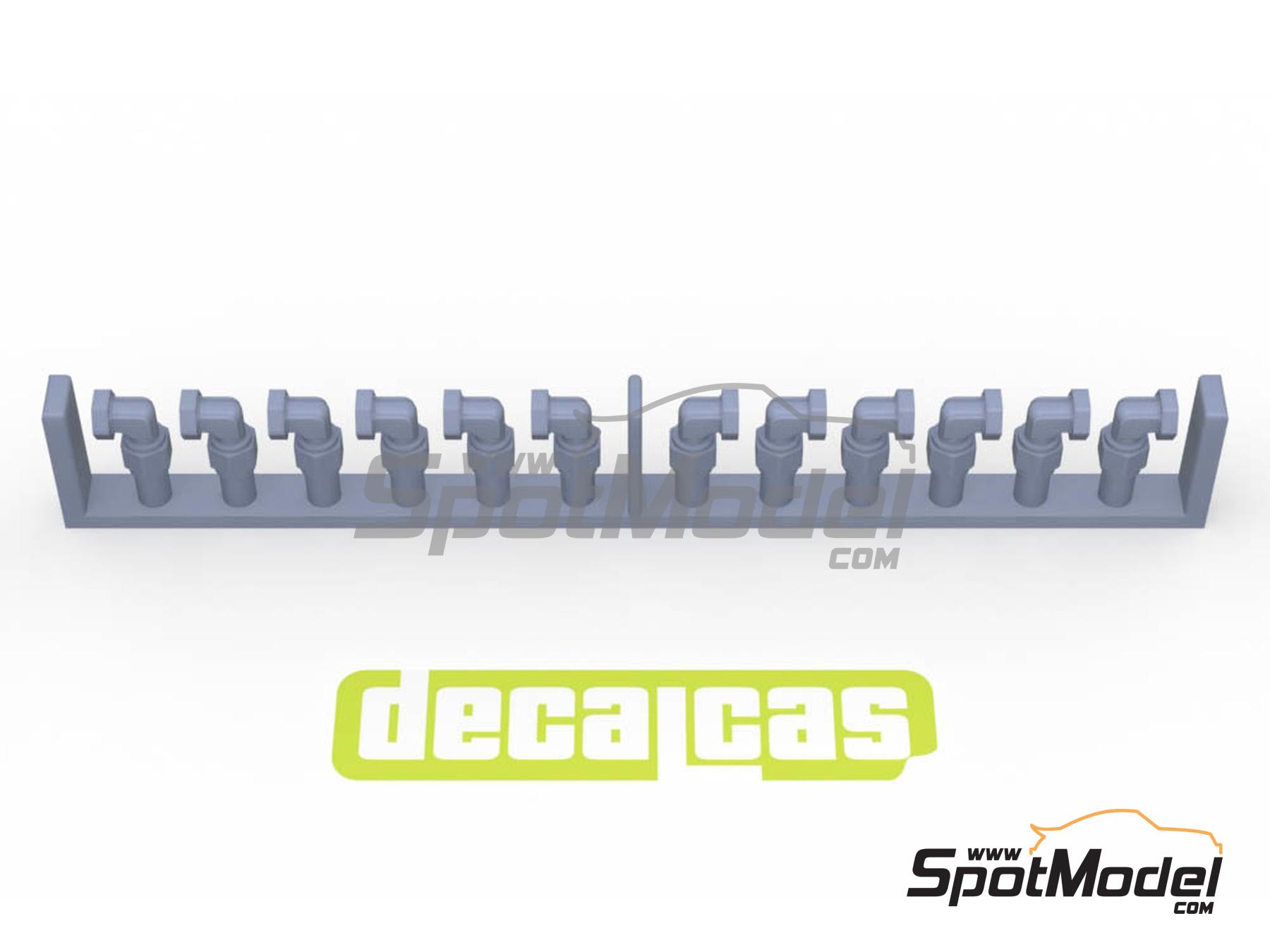 Image 5: 2.0mm Hose joints - Set 3 | Hose joints in 1/12 scale manufactured by Decalcas (ref.&nbsp;DCL-PAR079)