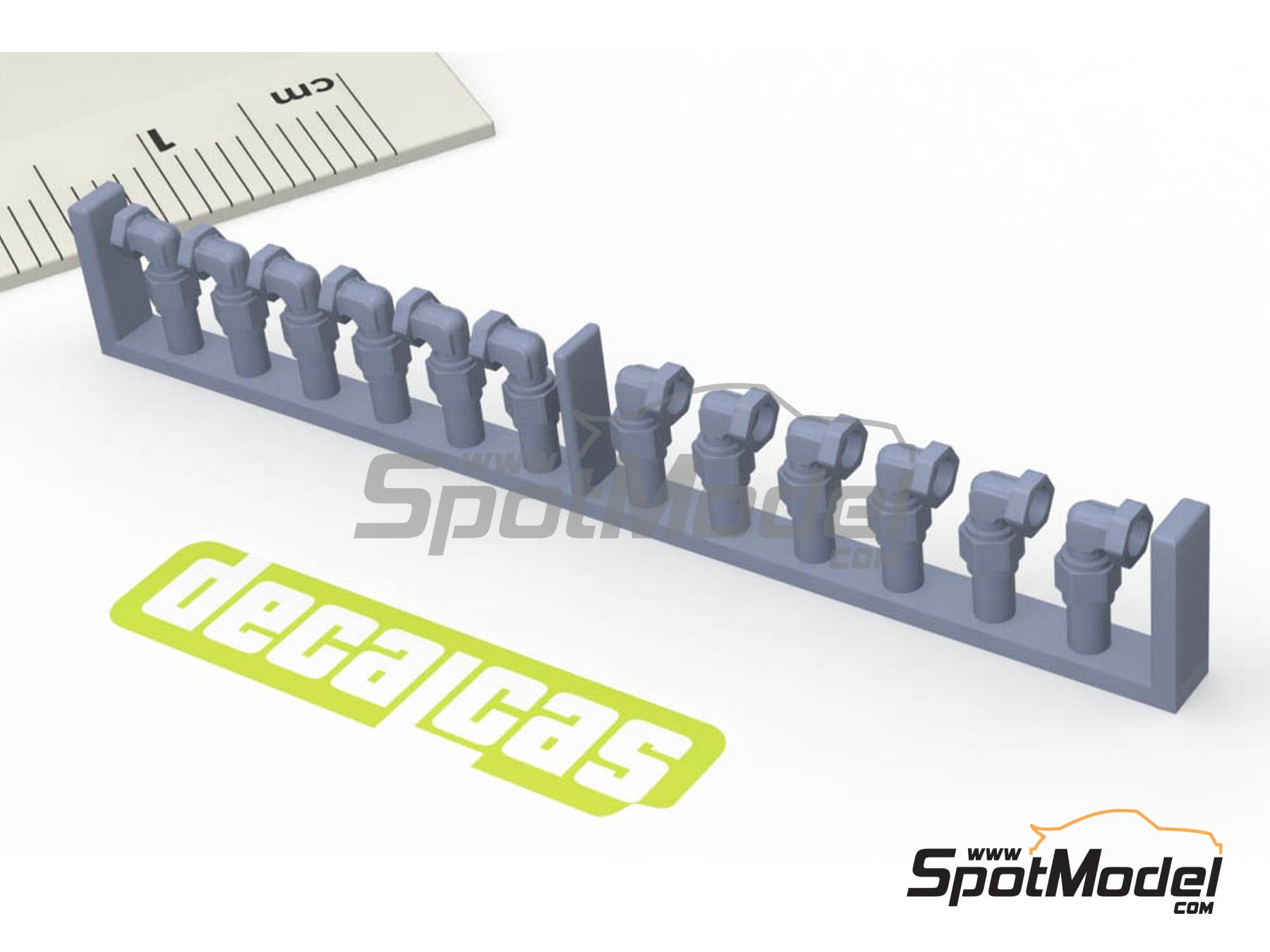 Image 6: 2.0mm Hose joints - Set 3 | Hose joints in 1/12 scale manufactured by Decalcas (ref.&nbsp;DCL-PAR079)