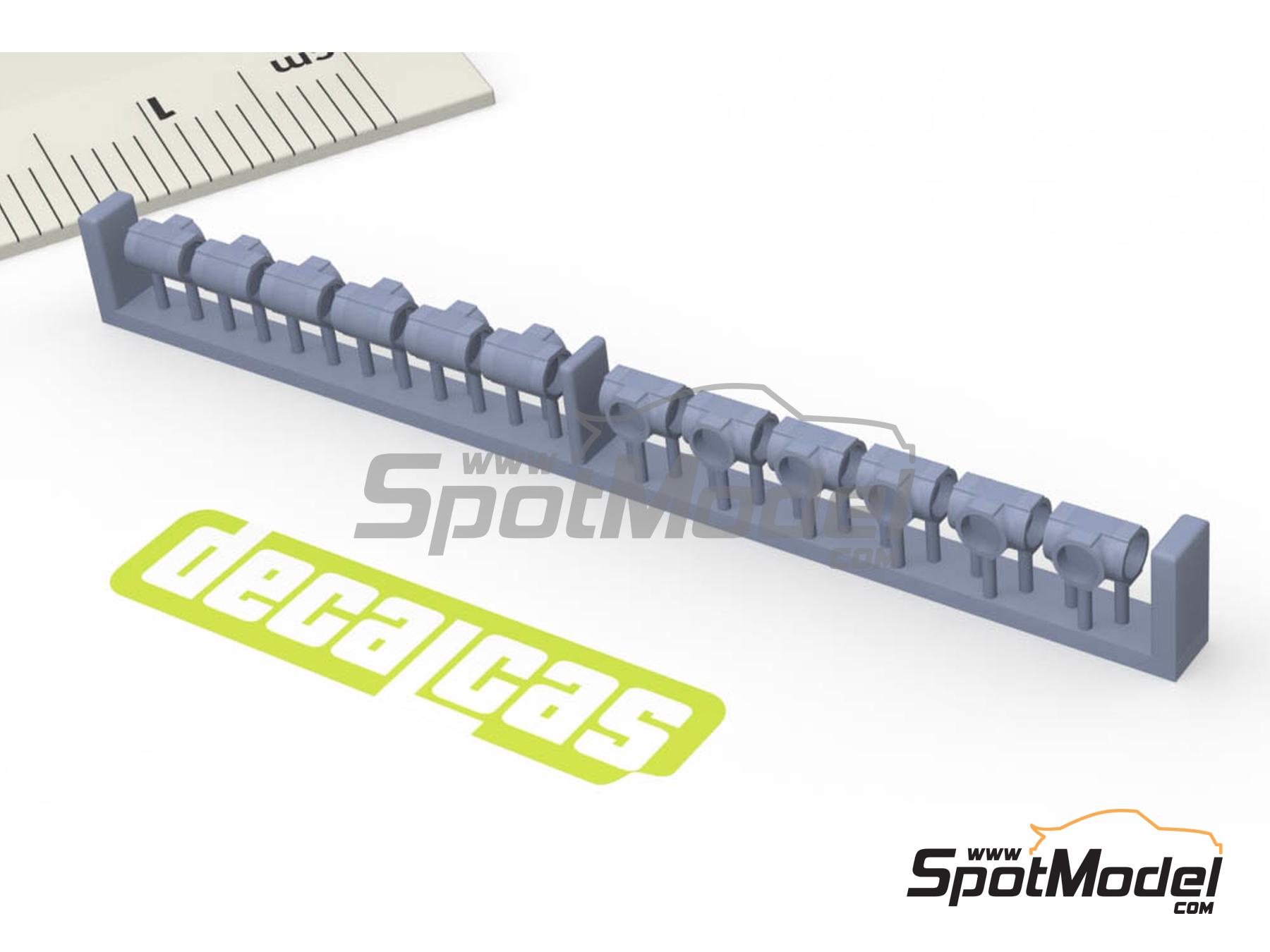 Image 8: 2.0mm Hose joints - Set 3 | Hose joints in 1/12 scale manufactured by Decalcas (ref.&nbsp;DCL-PAR079)