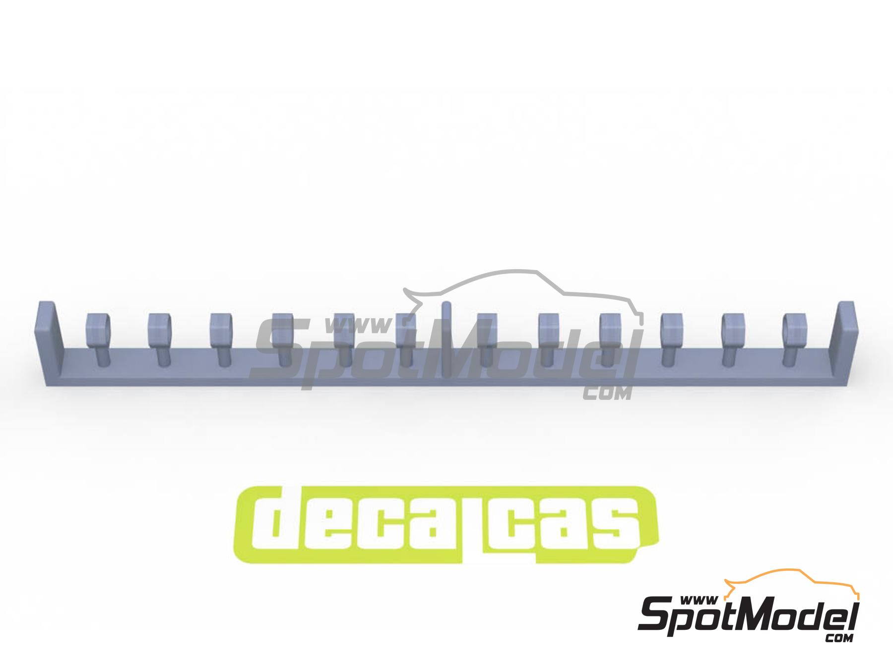 Image 11: 2.0mm Hose joints - Set 3 | Hose joints in 1/12 scale manufactured by Decalcas (ref.&nbsp;DCL-PAR079)