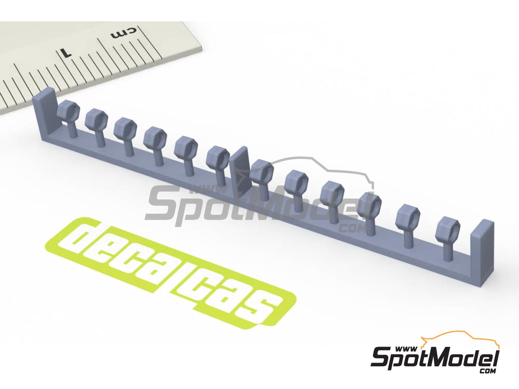 Image 12: 2.0mm Hose joints - Set 3 | Hose joints in 1/12 scale manufactured by Decalcas (ref.&nbsp;DCL-PAR079)