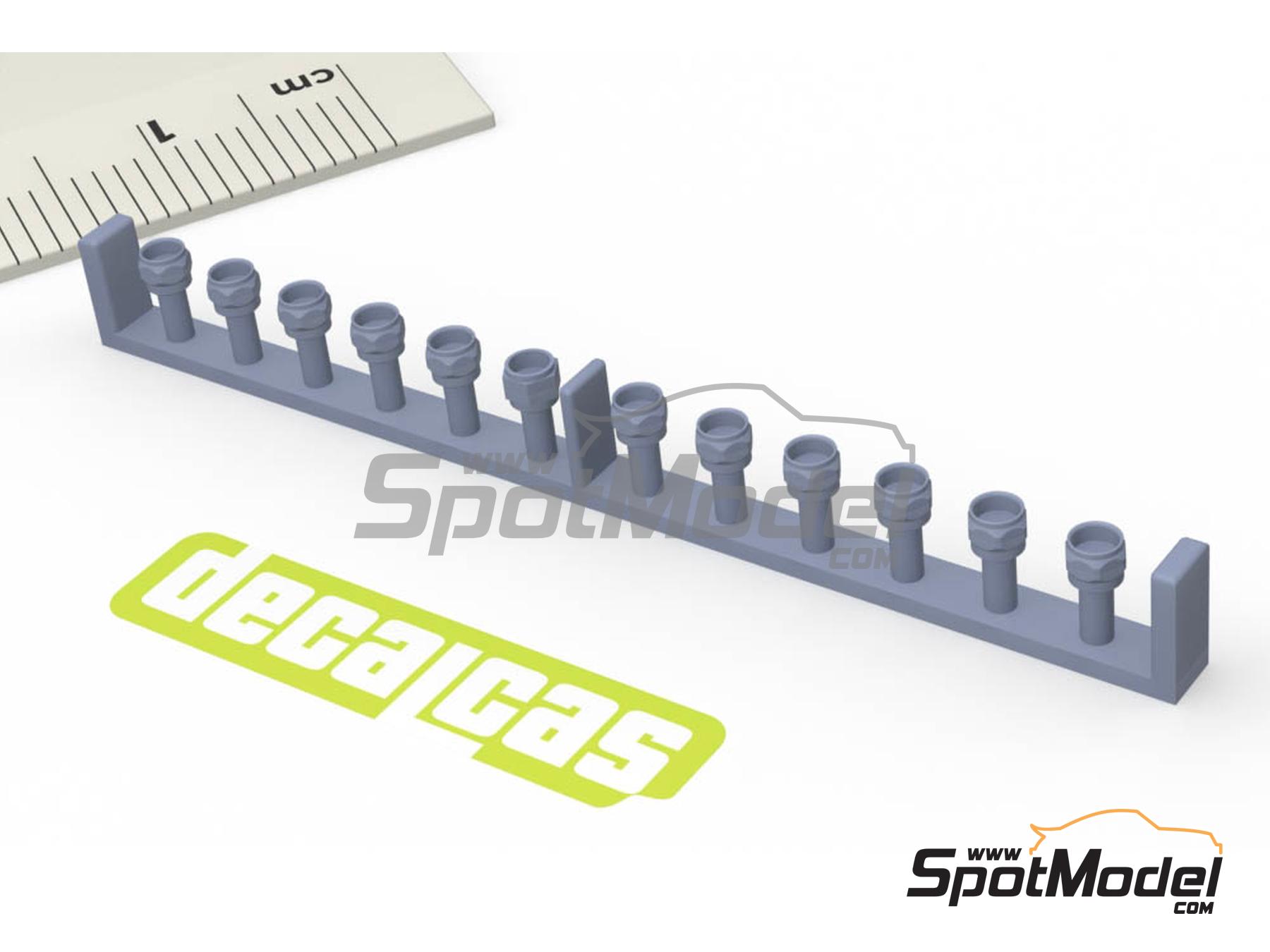 Image 14: 2.0mm Hose joints - Set 3 | Hose joints in 1/12 scale manufactured by Decalcas (ref.&nbsp;DCL-PAR079)
