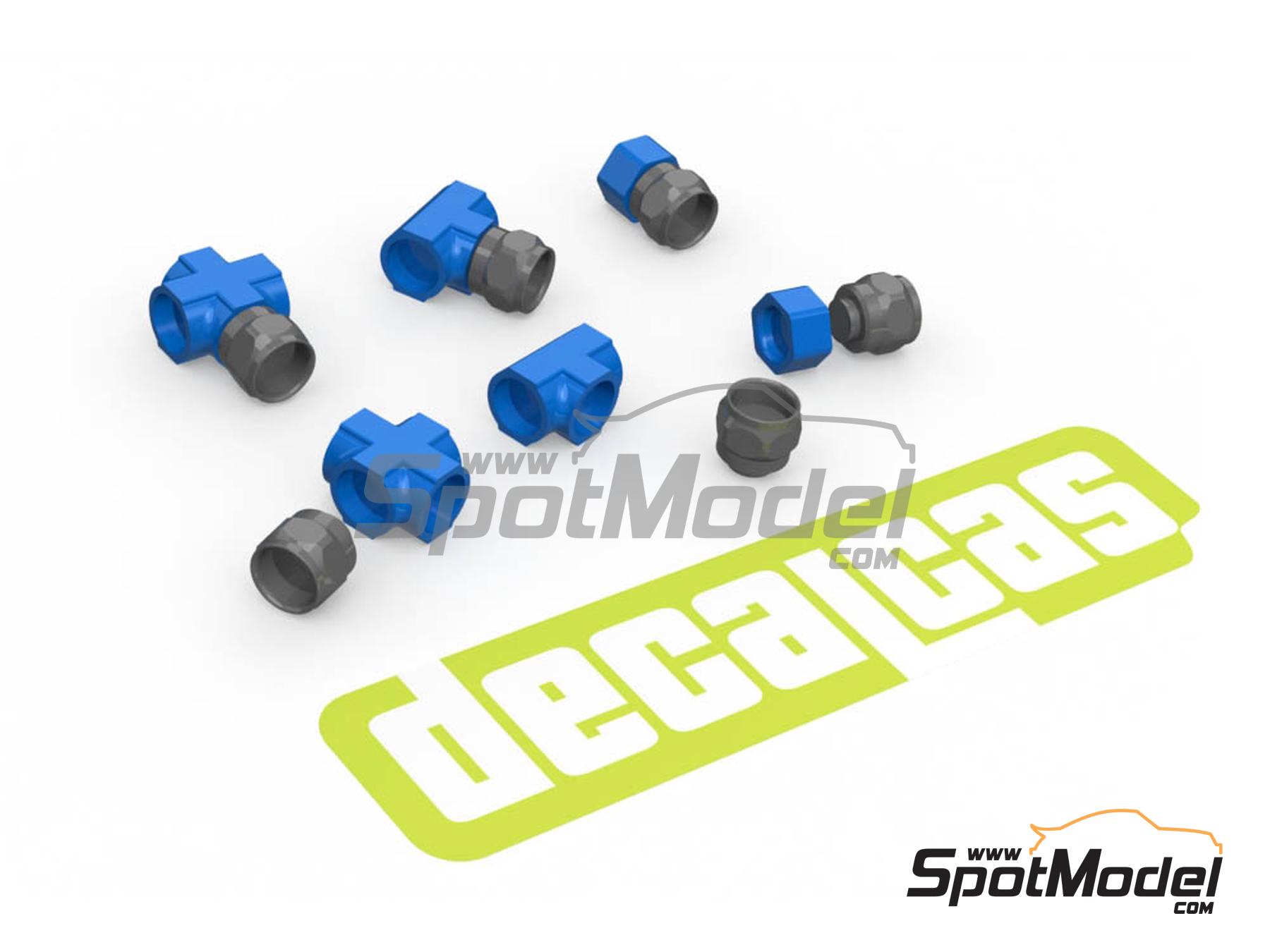 Image 18: 2.0mm Hose joints - Set 3 | Hose joints in 1/12 scale manufactured by Decalcas (ref.&nbsp;DCL-PAR079)