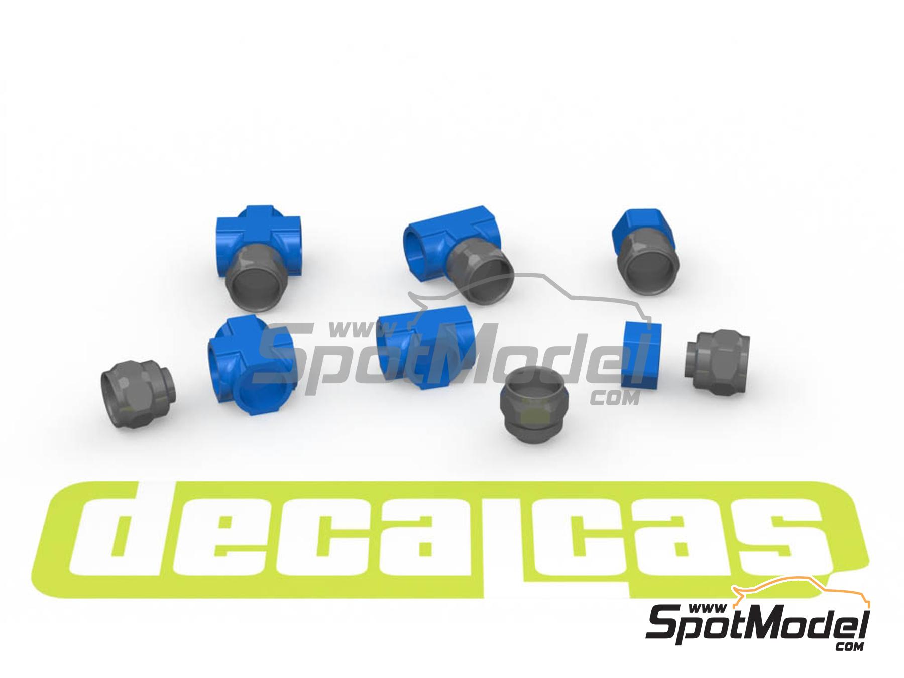 Image 19: 2.0mm Hose joints - Set 3 | Hose joints in 1/12 scale manufactured by Decalcas (ref.&nbsp;DCL-PAR079)