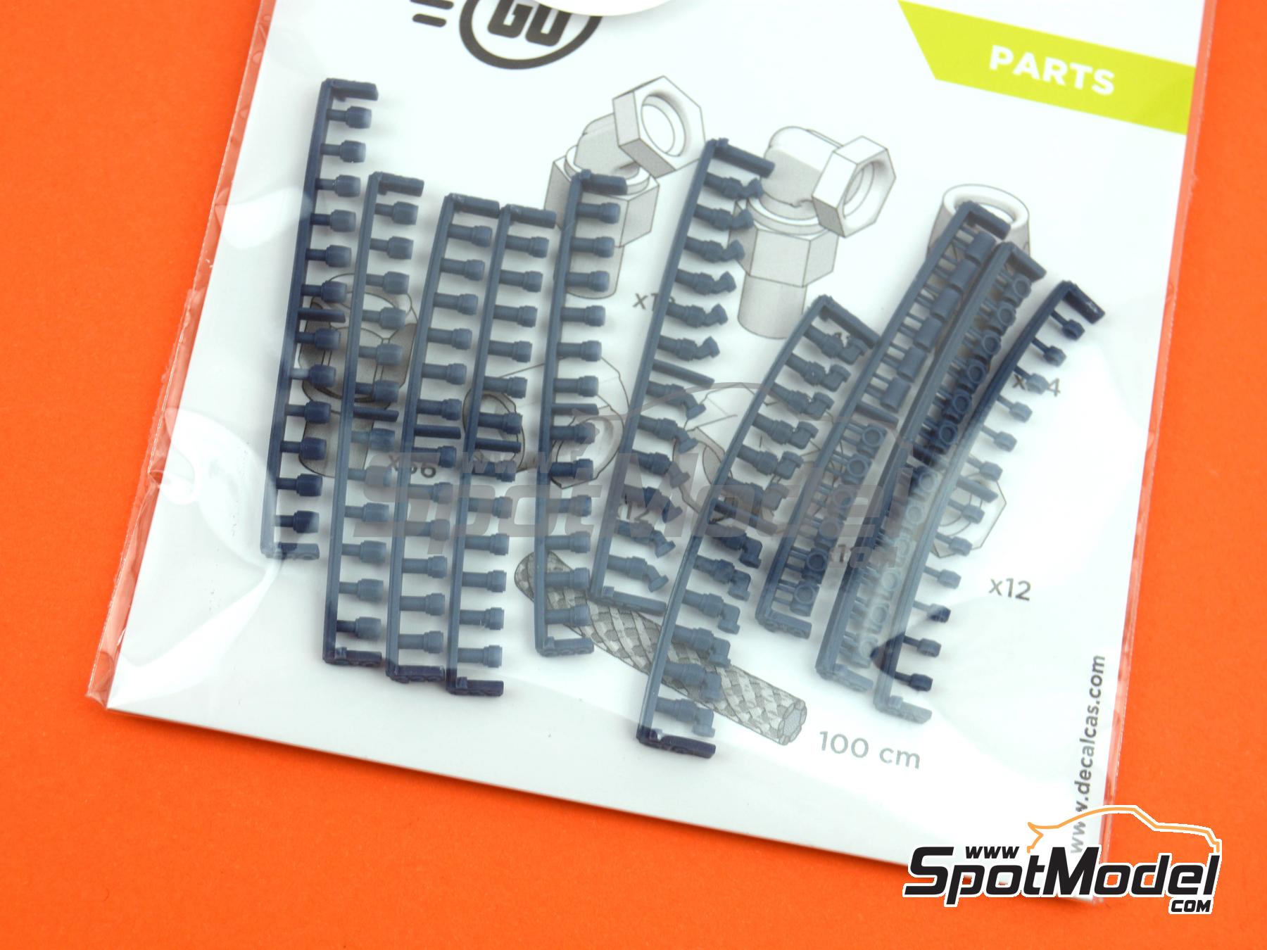 Image 27: 2.0mm Hose joints - Set 3 | Hose joints in 1/12 scale manufactured by Decalcas (ref.&nbsp;DCL-PAR079)