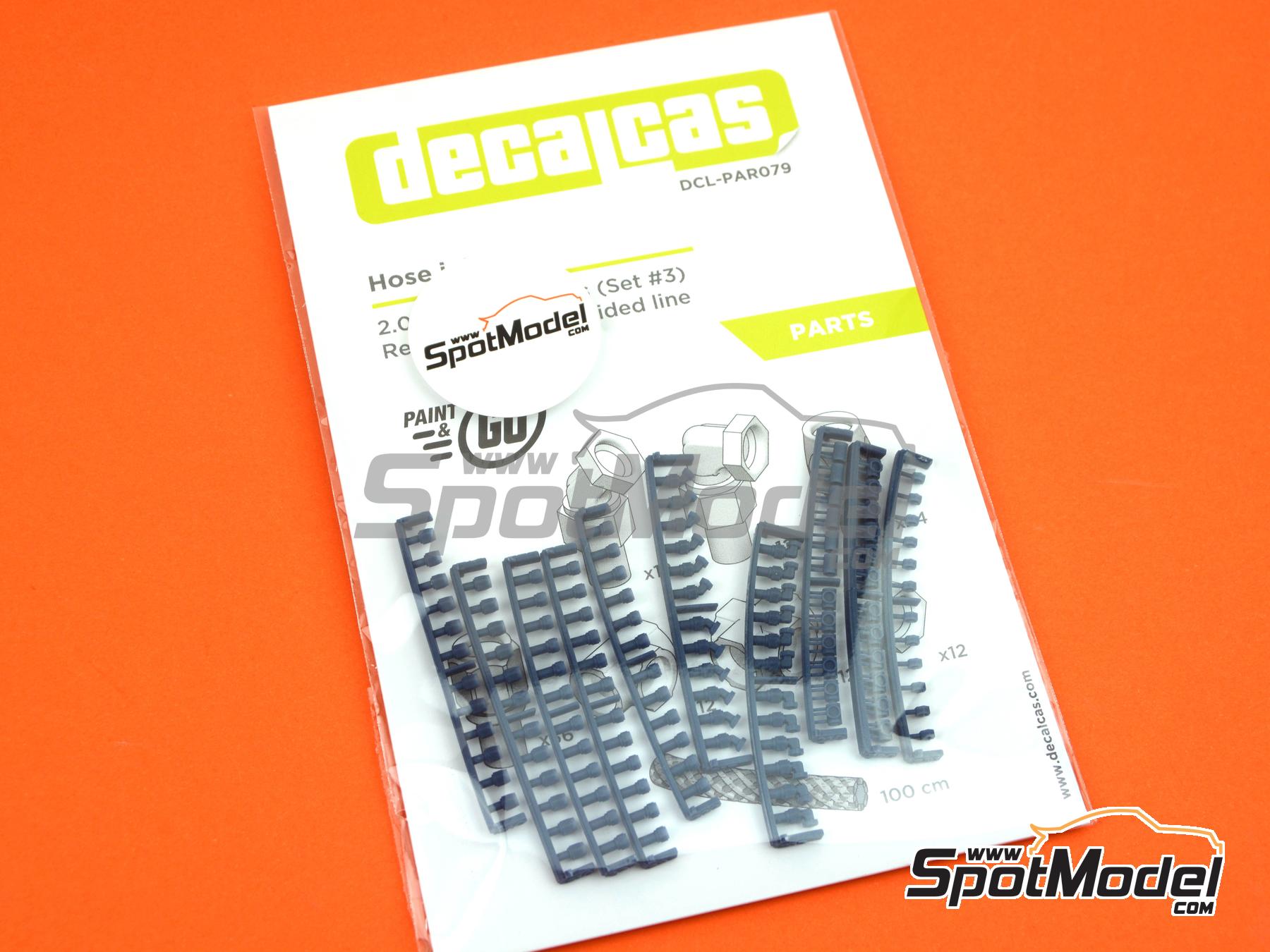 Image 28: 2.0mm Hose joints - Set 3 | Hose joints in 1/12 scale manufactured by Decalcas (ref.&nbsp;DCL-PAR079)