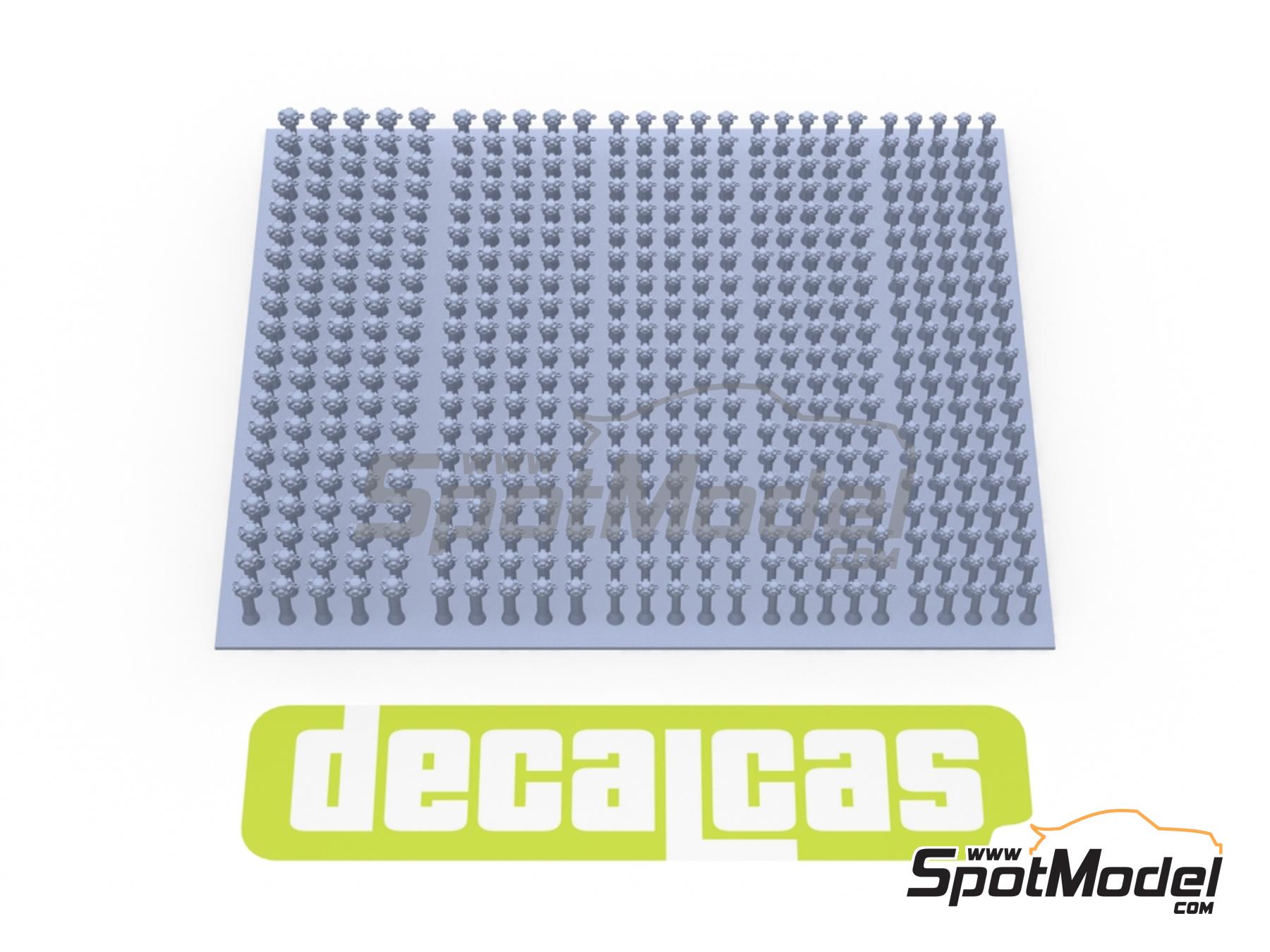 Image 2: Tuerca de torreta con pasador 1,125mm, 1,25mm, 1,3mm, 1,5mm, 1,70mm | Tuercas fabricado por Decalcas (ref.&nbsp;DCL-PAR081)