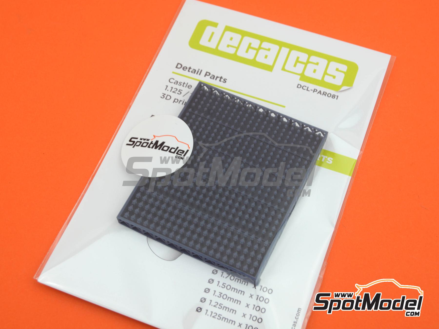 Image 12: Tuerca de torreta con pasador 1,125mm, 1,25mm, 1,3mm, 1,5mm, 1,70mm | Tuercas fabricado por Decalcas (ref.&nbsp;DCL-PAR081)